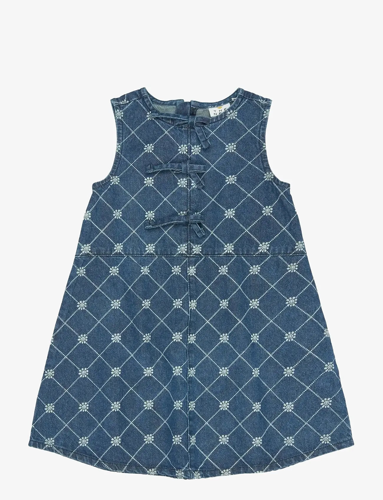 The New - TNStine S_L Denim Dress - sleeveless casual dresses - medium blue denim - 1