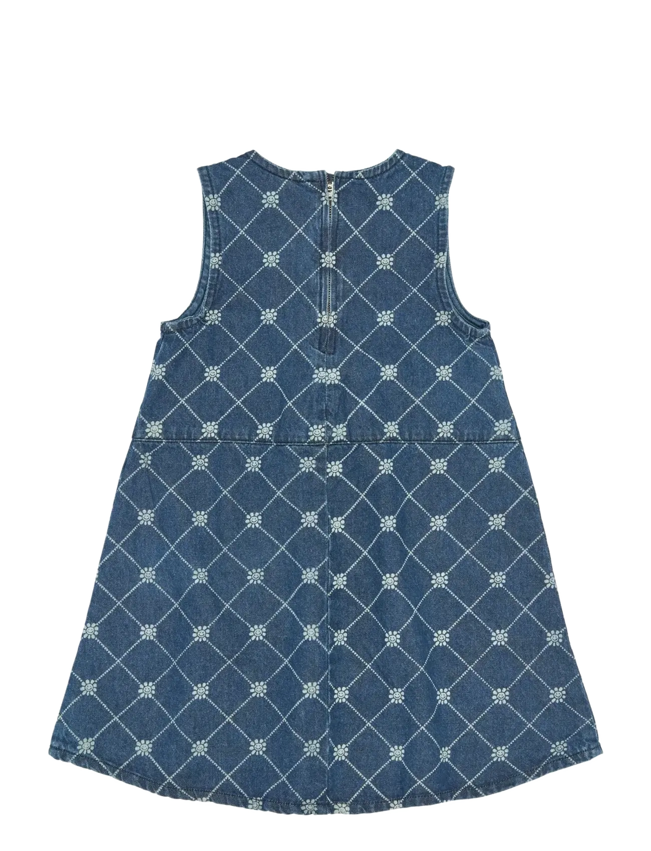 The New - TNStine S_L Denim Dress - casual jurken zonder mouwen - medium blue denim - 2