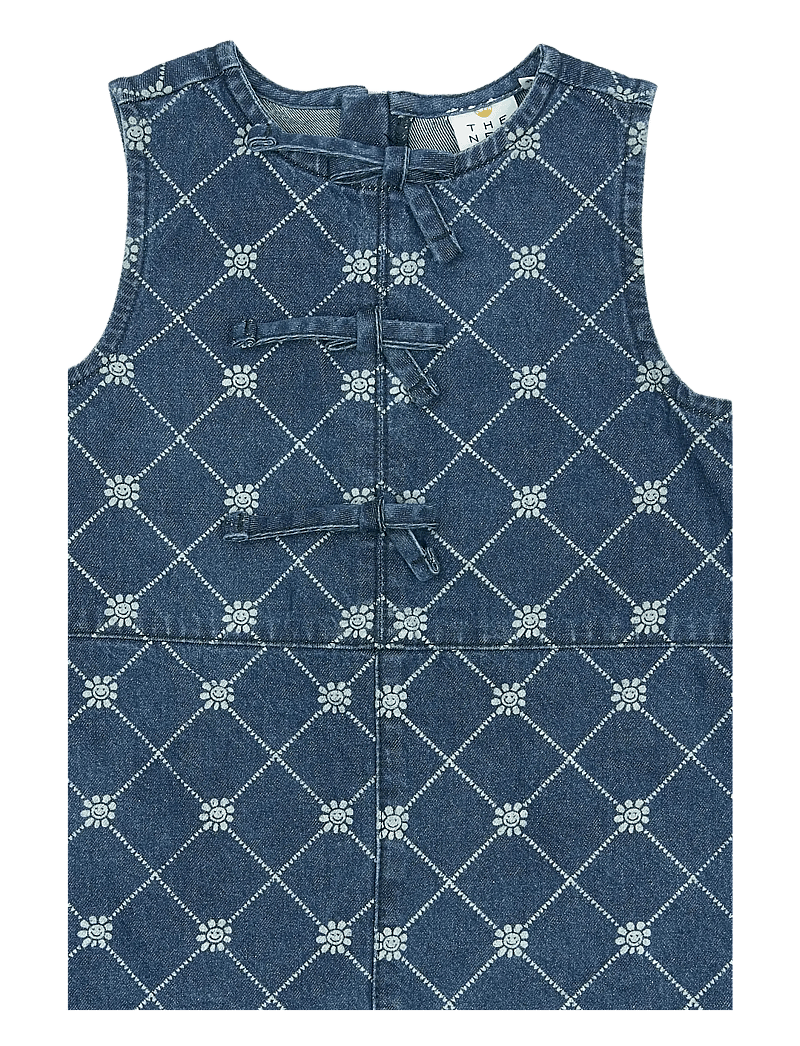 The New - TNStine S_L Denim Dress - sleeveless casual dresses - medium blue denim - 3