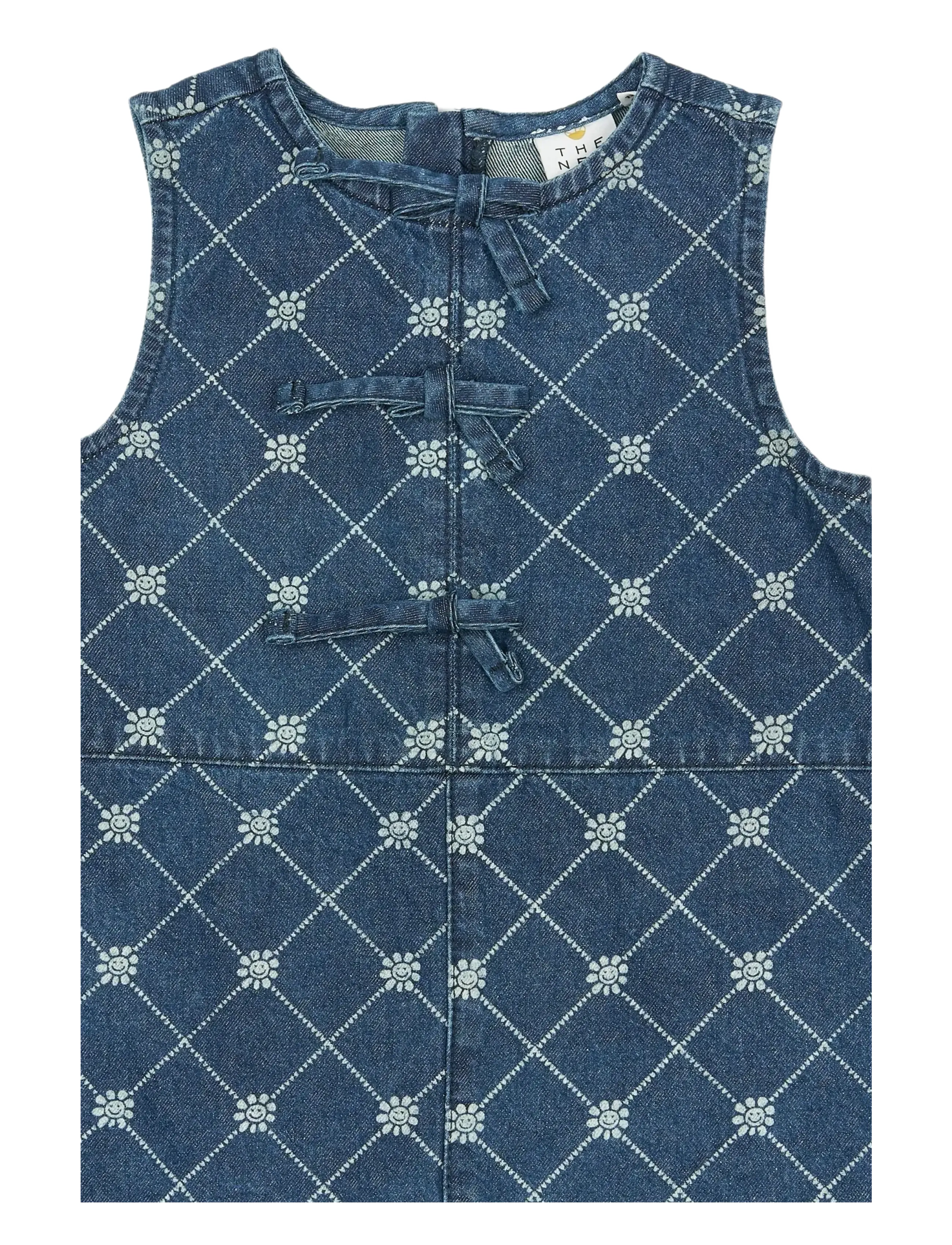 The New - TNStine S_L Denim Dress - sleeveless casual dresses - medium blue denim - 3