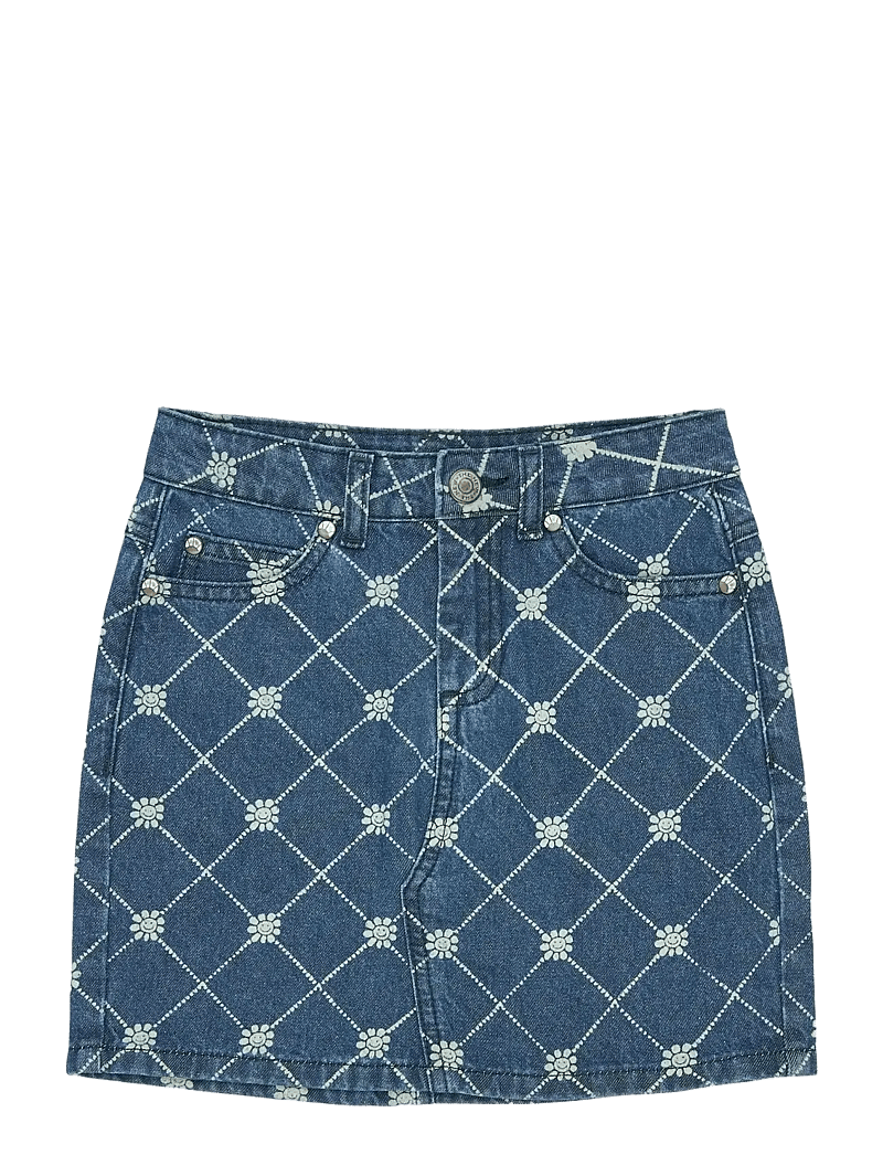The New - TNStine Denim Skirt - trumpi sijonai - medium blue denim - 1