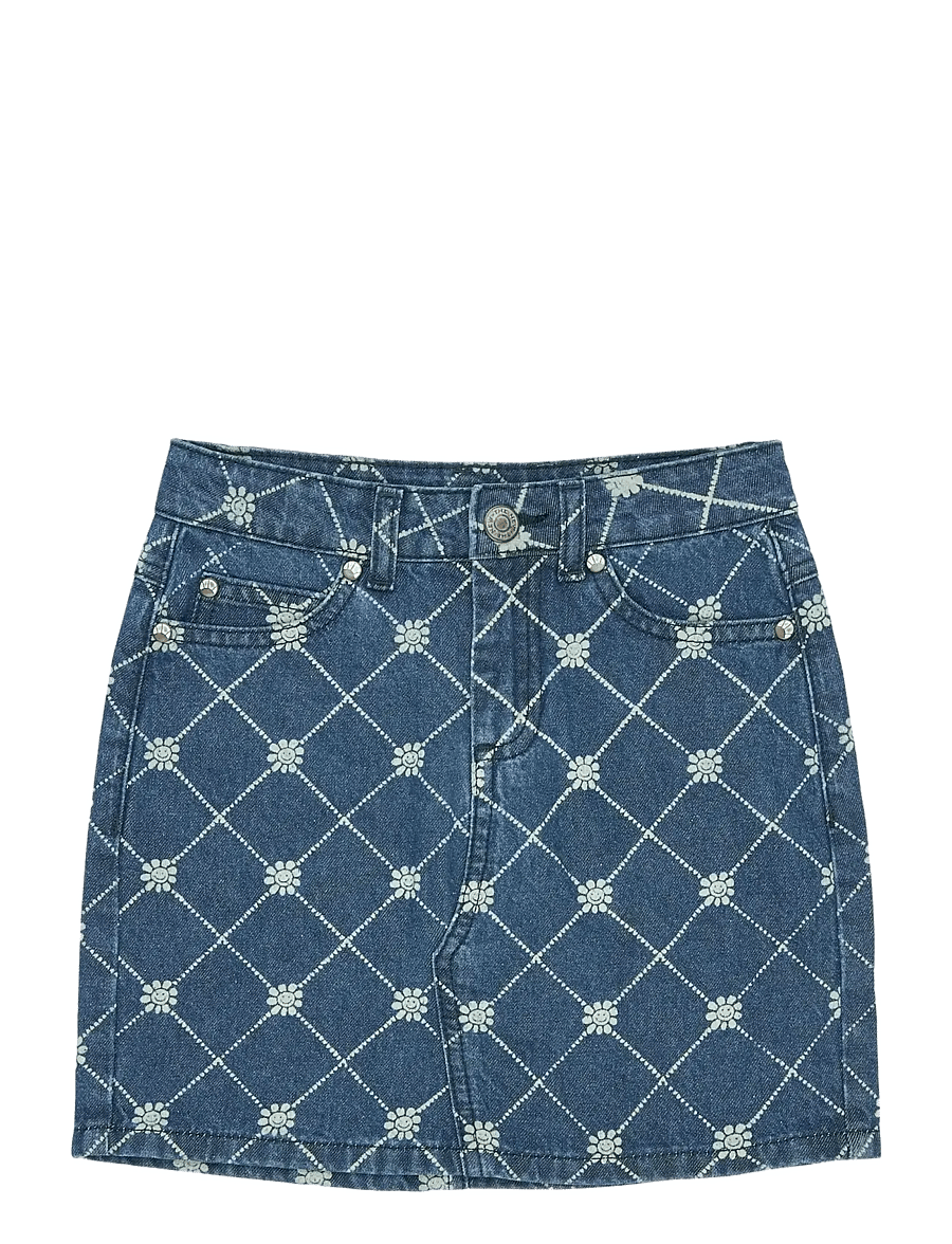 The New - TNStine Denim Skirt - korte nederdele - medium blue denim - 1