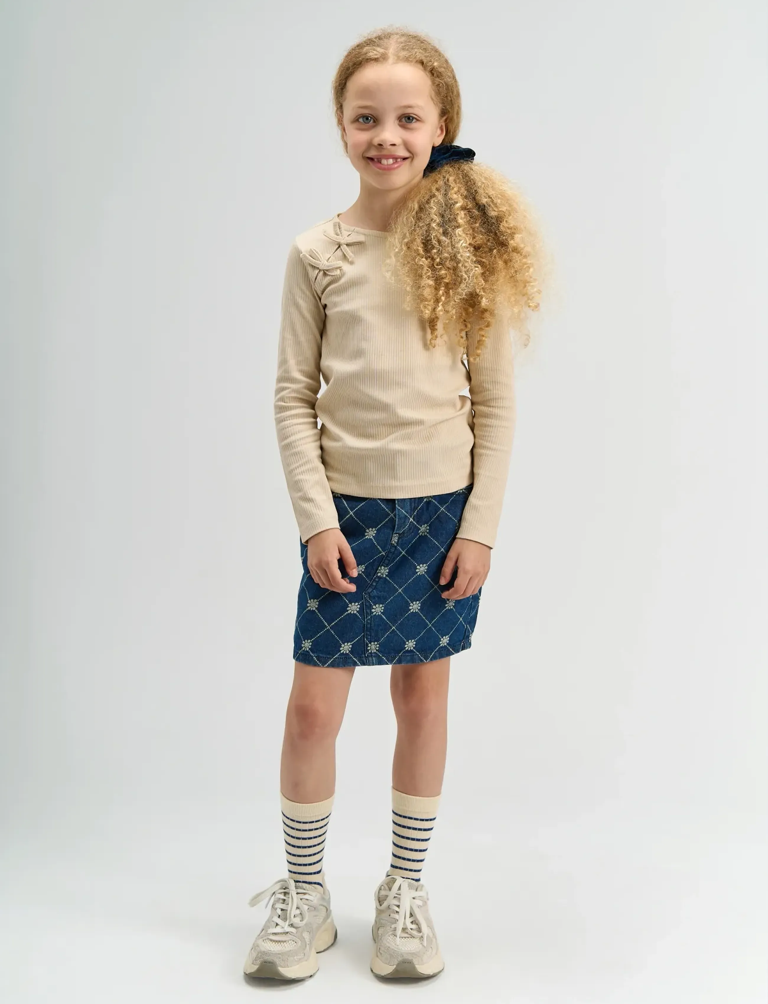 The New Tnstine Denim Skirt, 12, Blue, Nederdele > Denim Nederdele, Børn