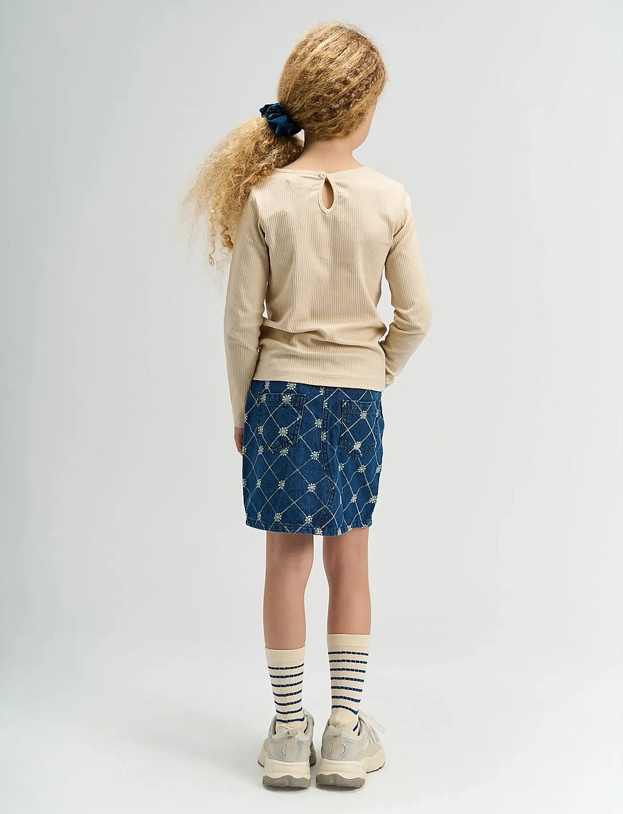 The New - TNStine Denim Skirt - korte nederdele - medium blue denim - 3