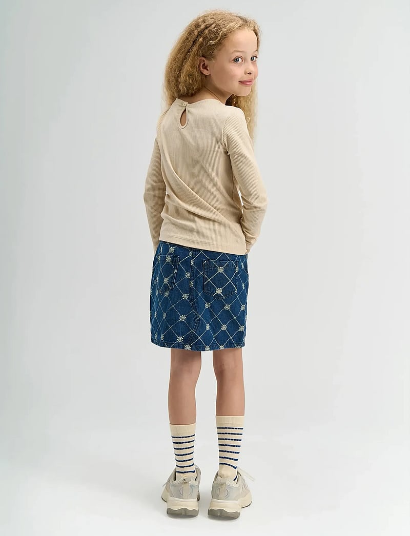 The New - TNStine Denim Skirt - trumpi sijonai - medium blue denim - 4