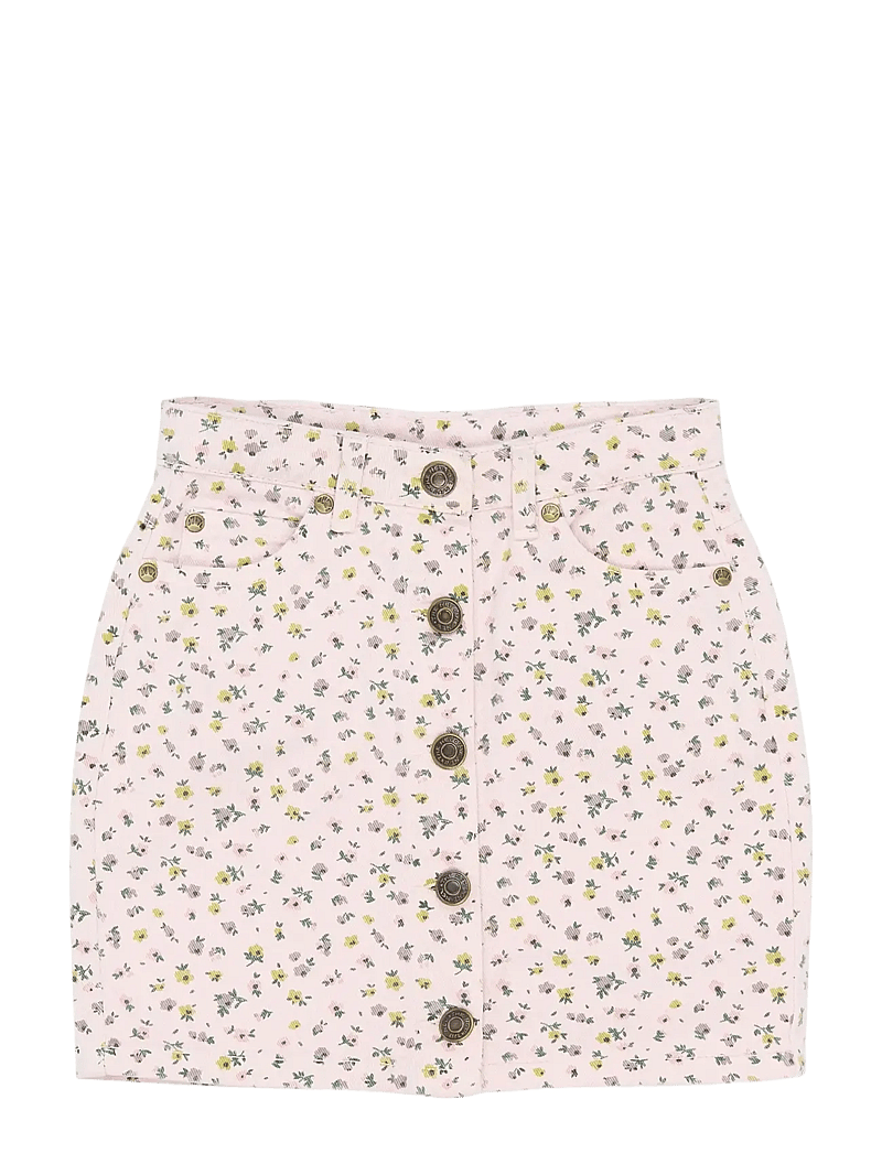 The New - TNSelda Denim Skirt - korte nederdele - light lilac aop - 1