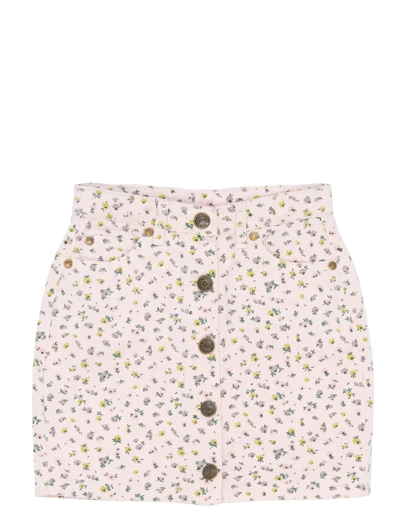 The New - TNSelda Denim Skirt - miniseelikud - light lilac aop - 1