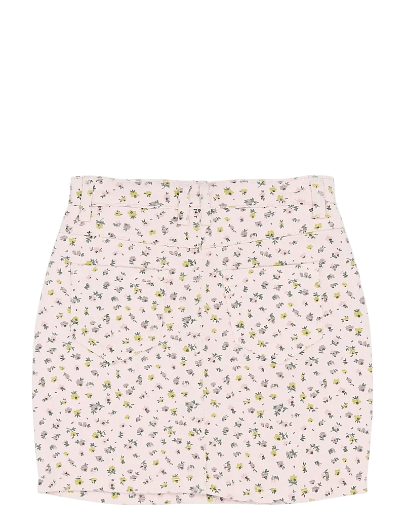 The New - TNSelda Denim Skirt - korte nederdele - light lilac aop - 2