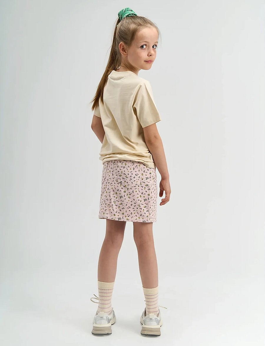 The New - TNSelda Denim Skirt - jupes courtes - light lilac aop - 3