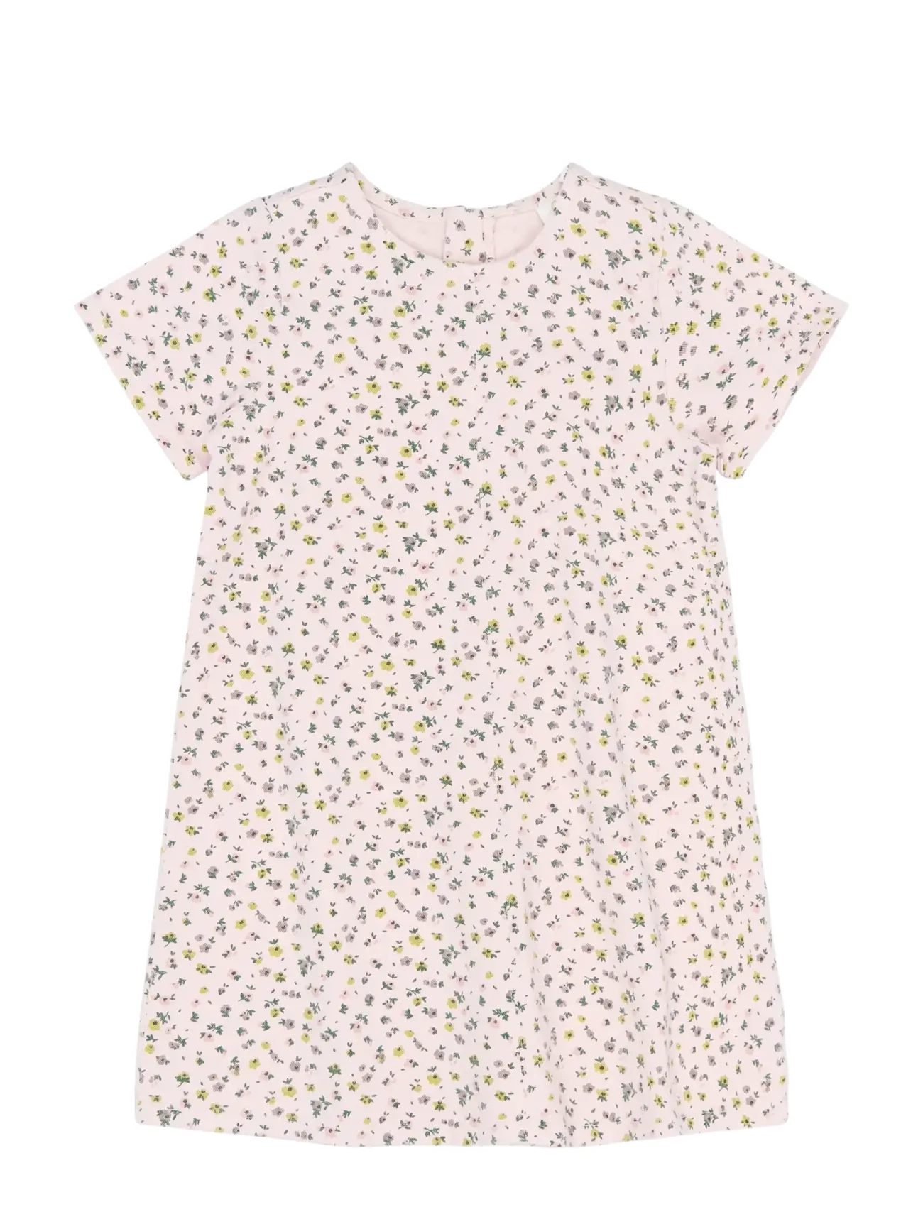 The New TNSelda S_S Denim Dress - Kjoler & Nederdele - LIGHT LILAC AOP / pink/rose
