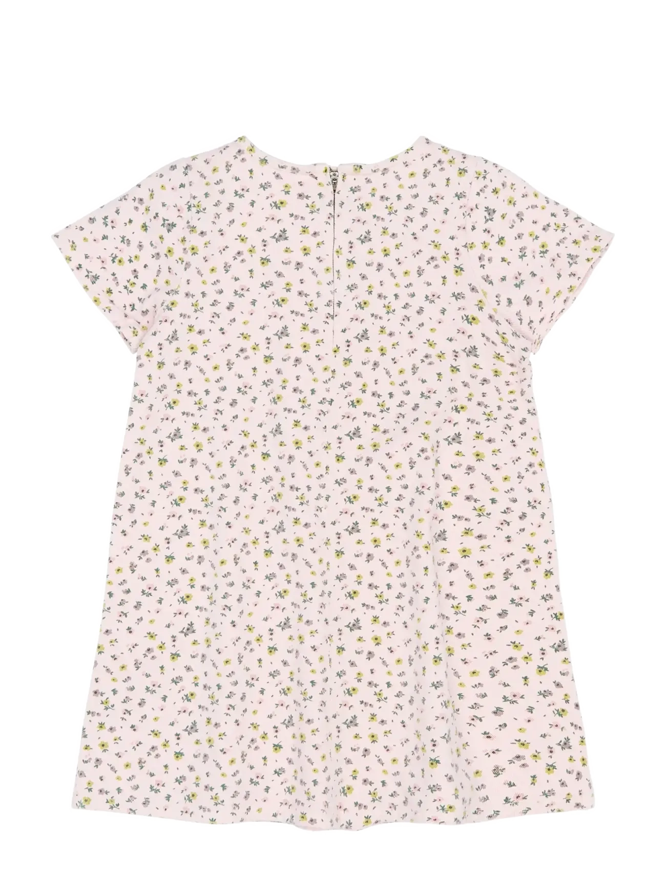 The New - TNSelda S_S Denim Dress - kurzärmelige freizeitkleider - light lilac aop - 1