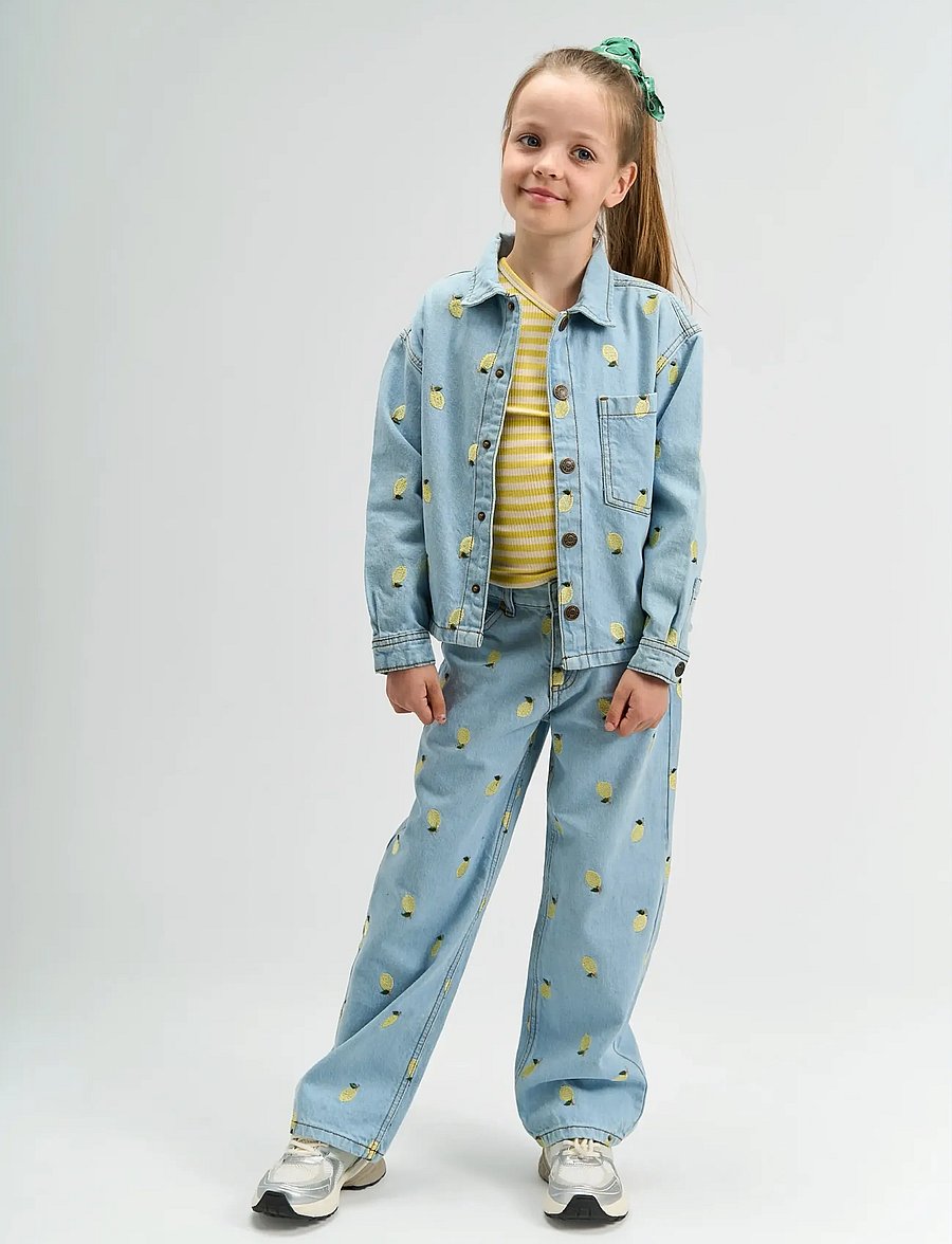 The New - TNSia Denim Overshirt - jeansjacken - light blue denim emb - 0