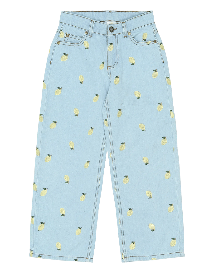 The New - TNSia Wide Fit Jeans - brede jeans - light blue denim emb - 1