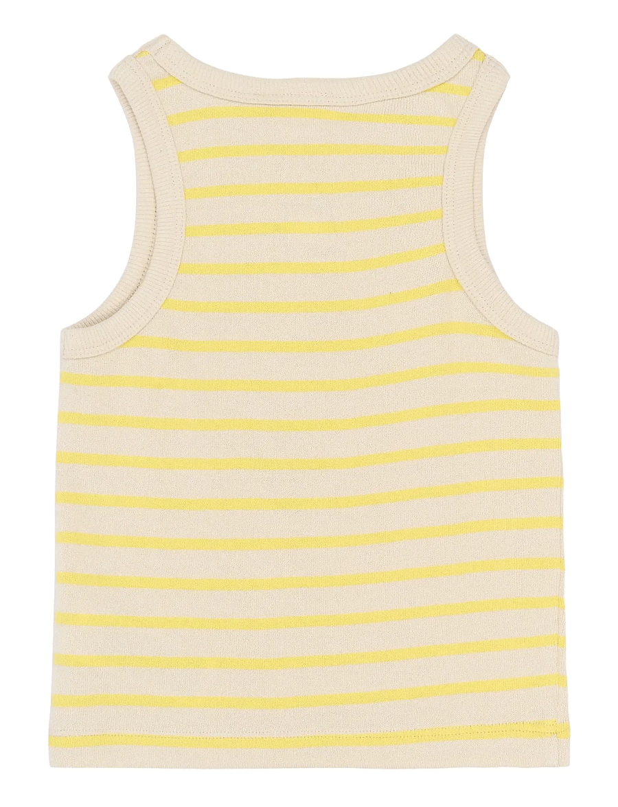The New - TNShannon Short S_L Top - Ærmeløs undertrøje - acacia striped - 2