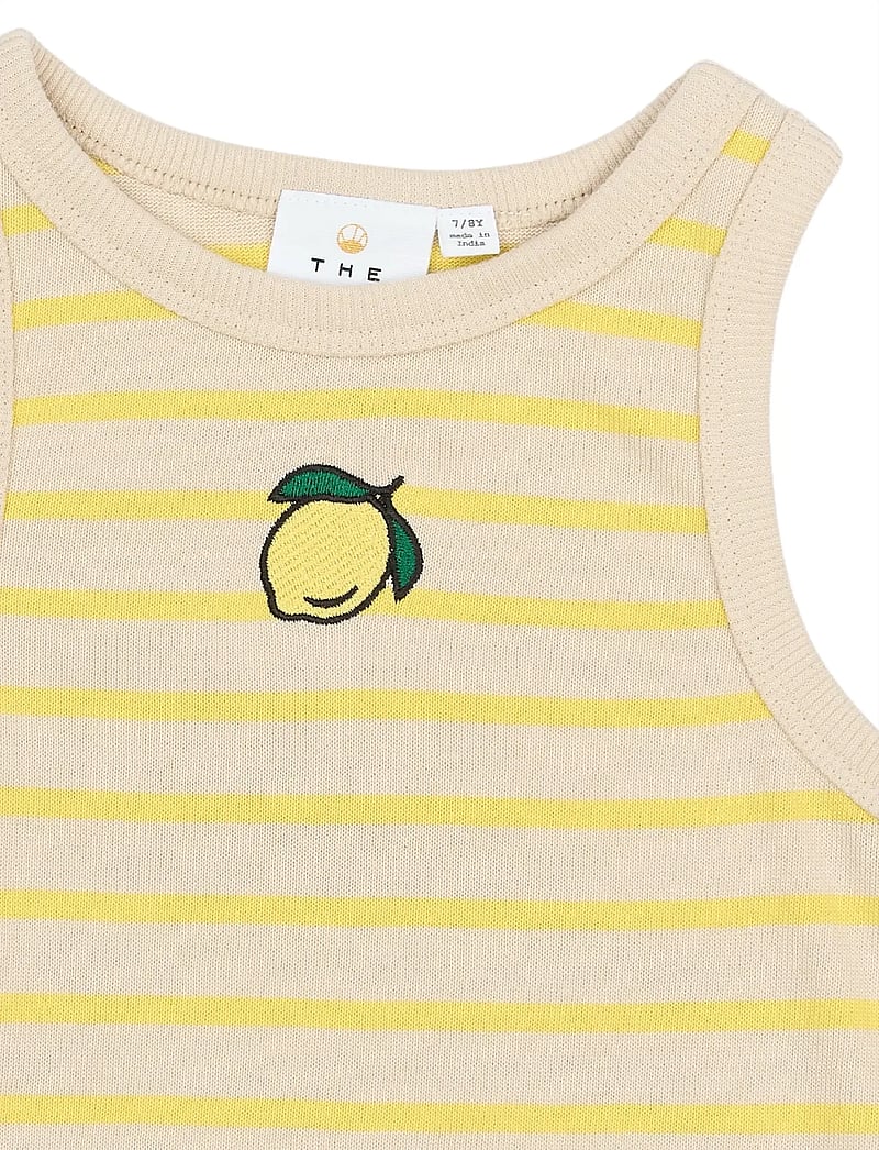 The New - TNShannon Short S_L Top - Ærmeløs undertrøje - acacia striped - 3