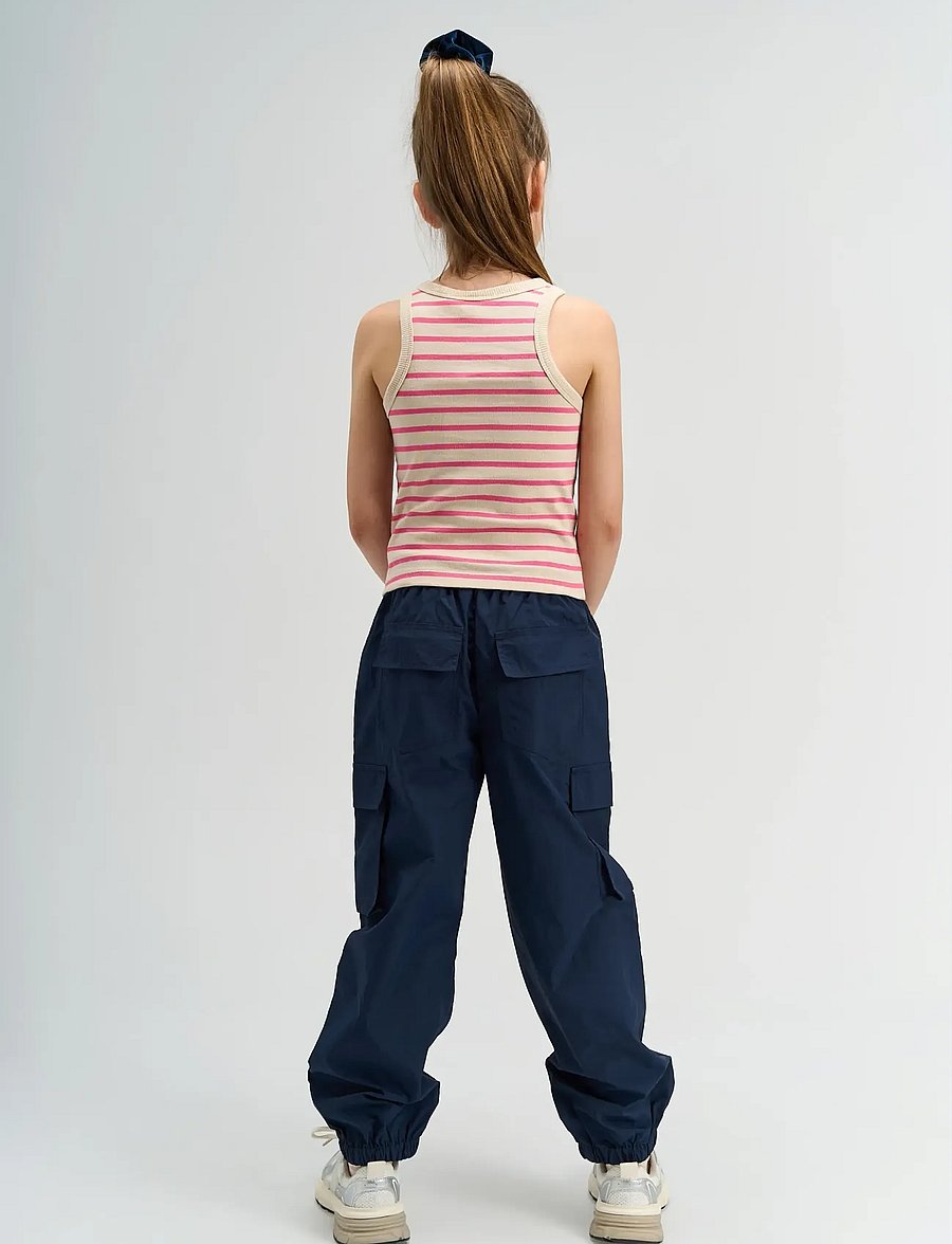 The New - TNShannon Short S_L Top - Ærmeløs undertrøje - carmine rose striped - 3