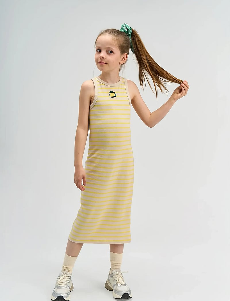 The New - TNShannon S_L Dress - acacia striped - 0