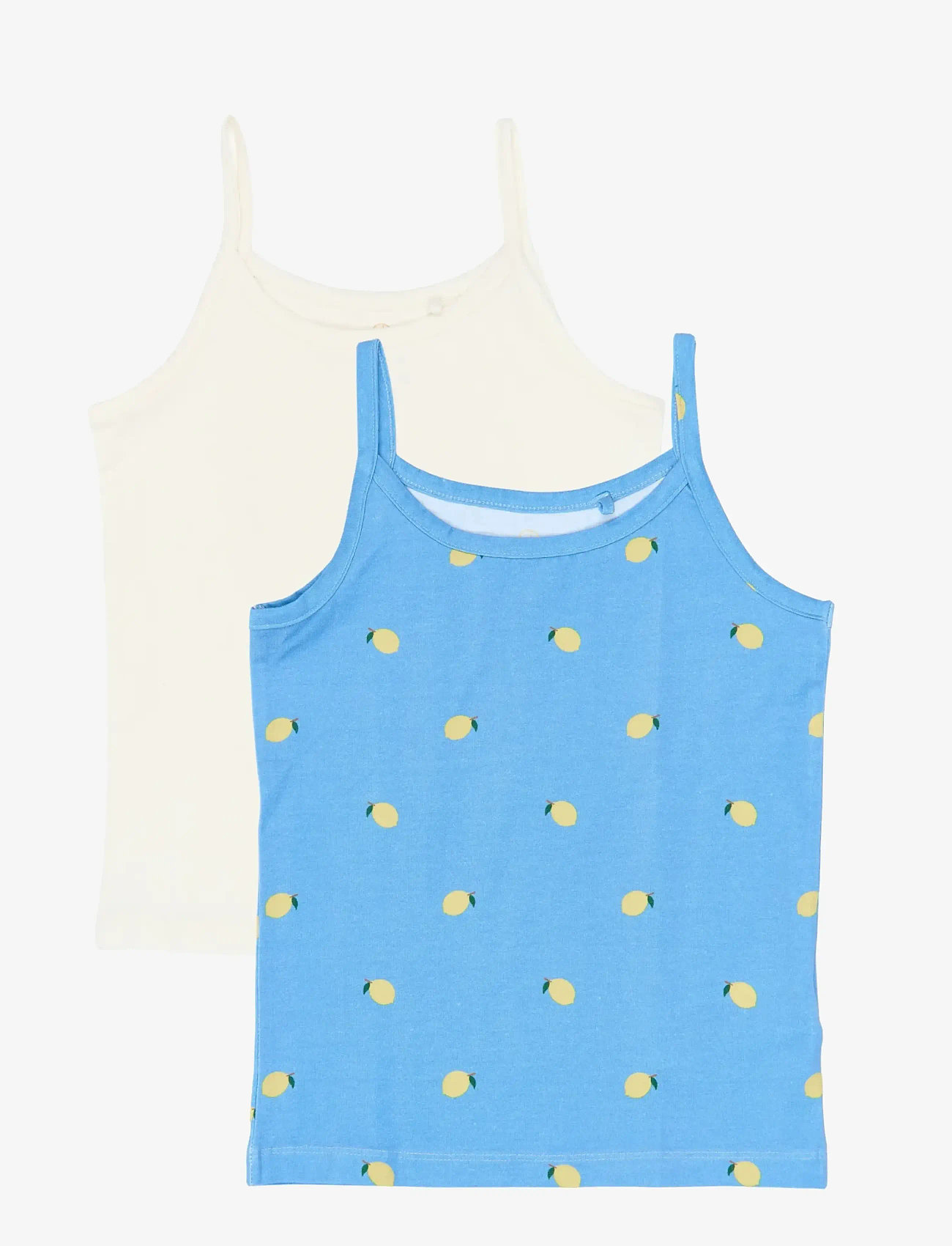 The New - TNTHE NEW Strap Top 2-Pack - tank top - gardenia - 0