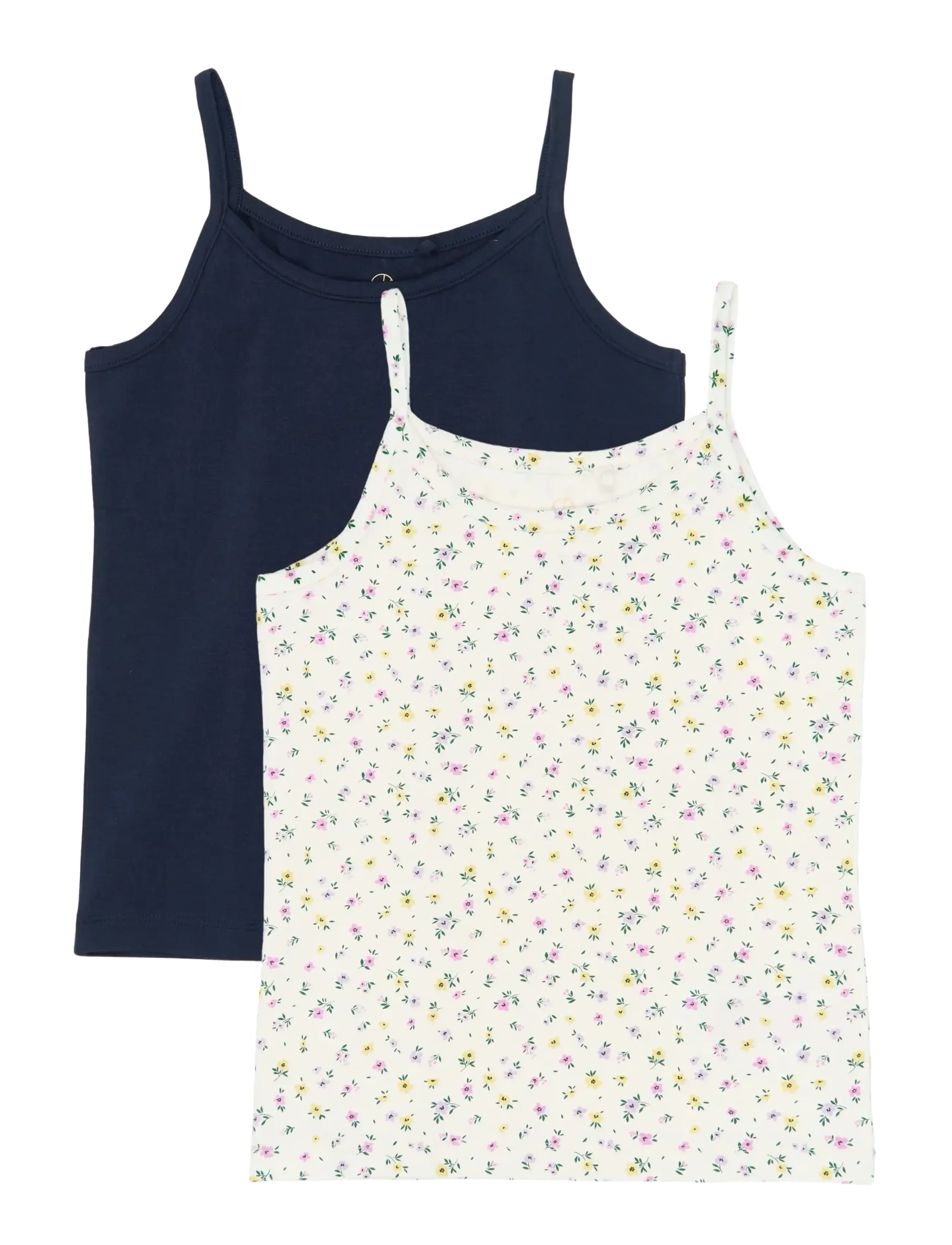 THE NEW Tnthe New Strap Oberteil 2-Pack Navy - 110/116 - Kinder