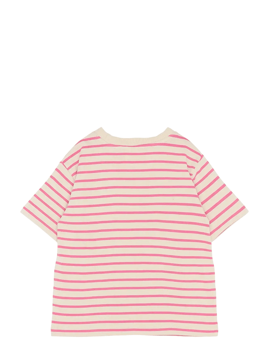 The New - TNSanny OS S_S Tee - kurzärmelige - carmine rose striped - 1