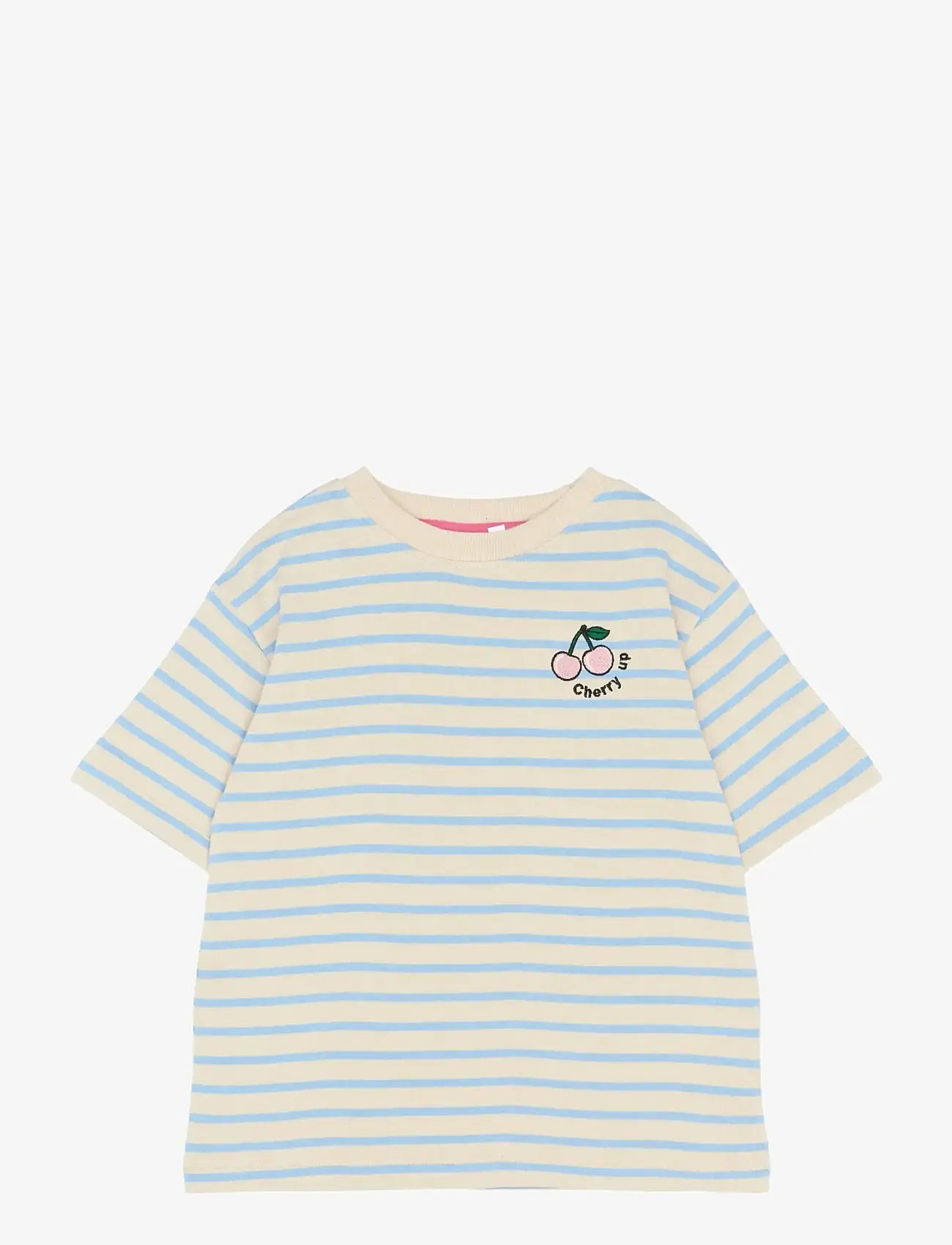The New - TNSanny OS S_S Tee - kortærmede t-shirts - forever blue striped - 0