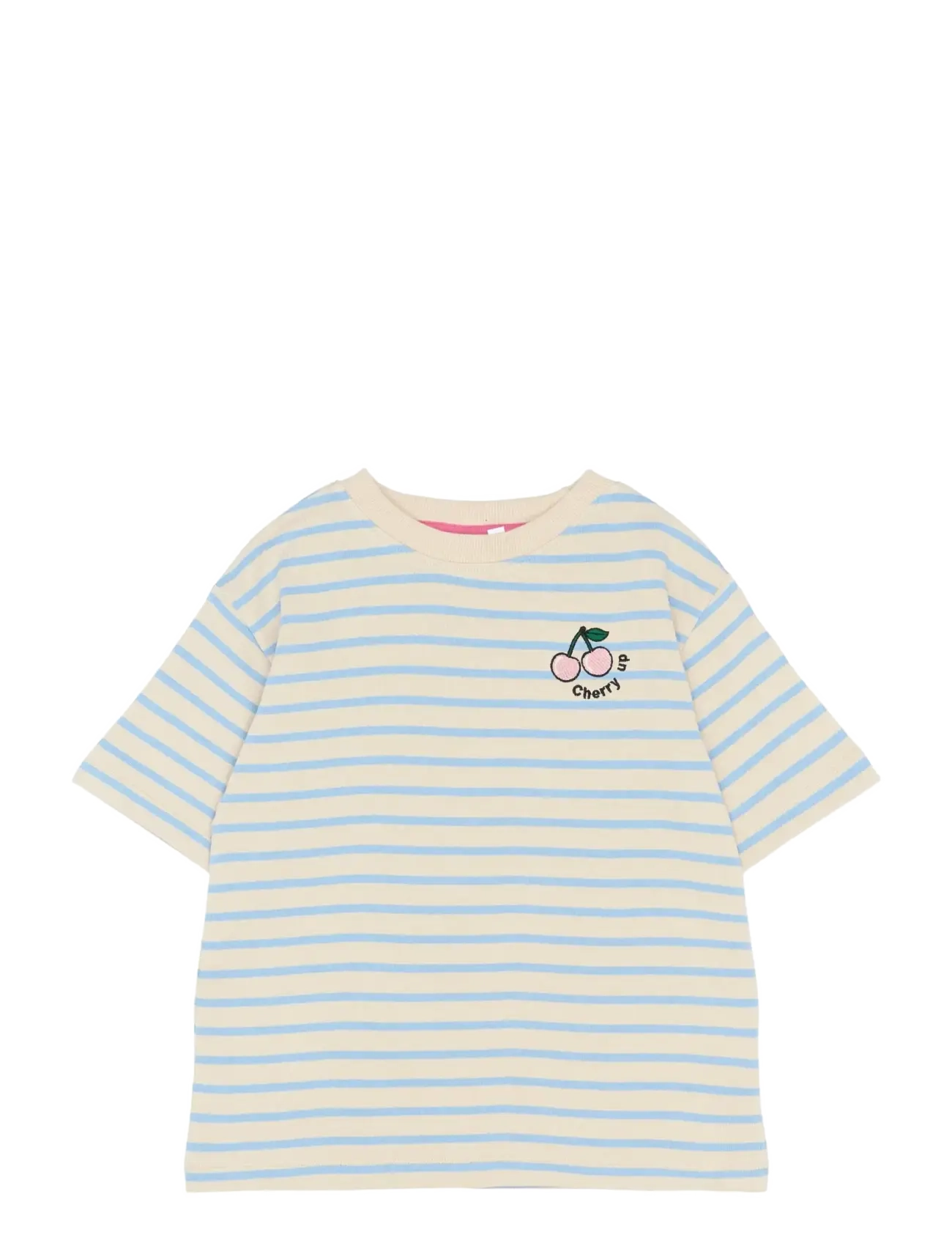 The New TNSanny OS S_S Tee - Teismelised 140-176 - FOREVER BLUE STRIPED / blue