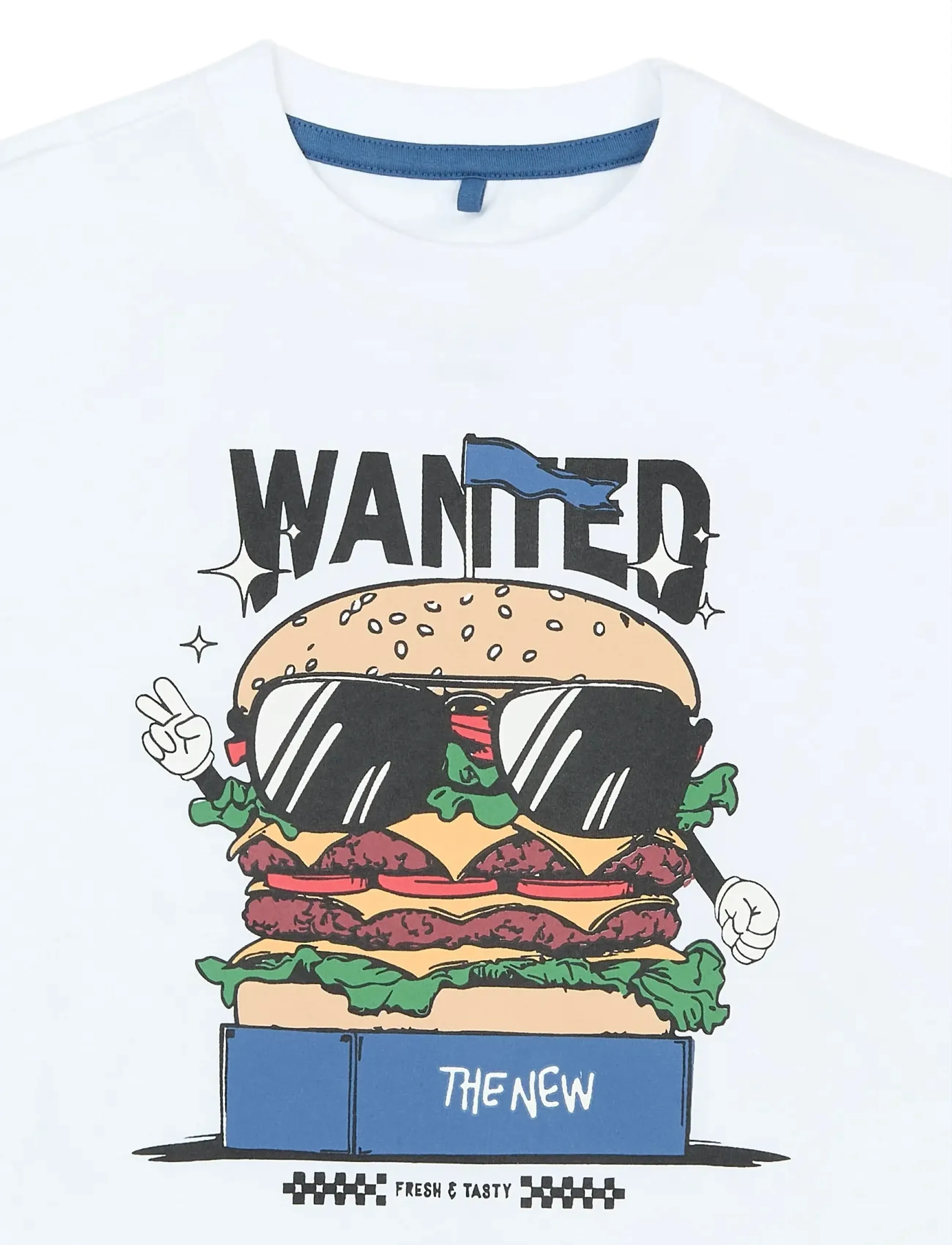The New - TNSteve OS S_S Tee - kortærmede t-shirts - bright white - 4