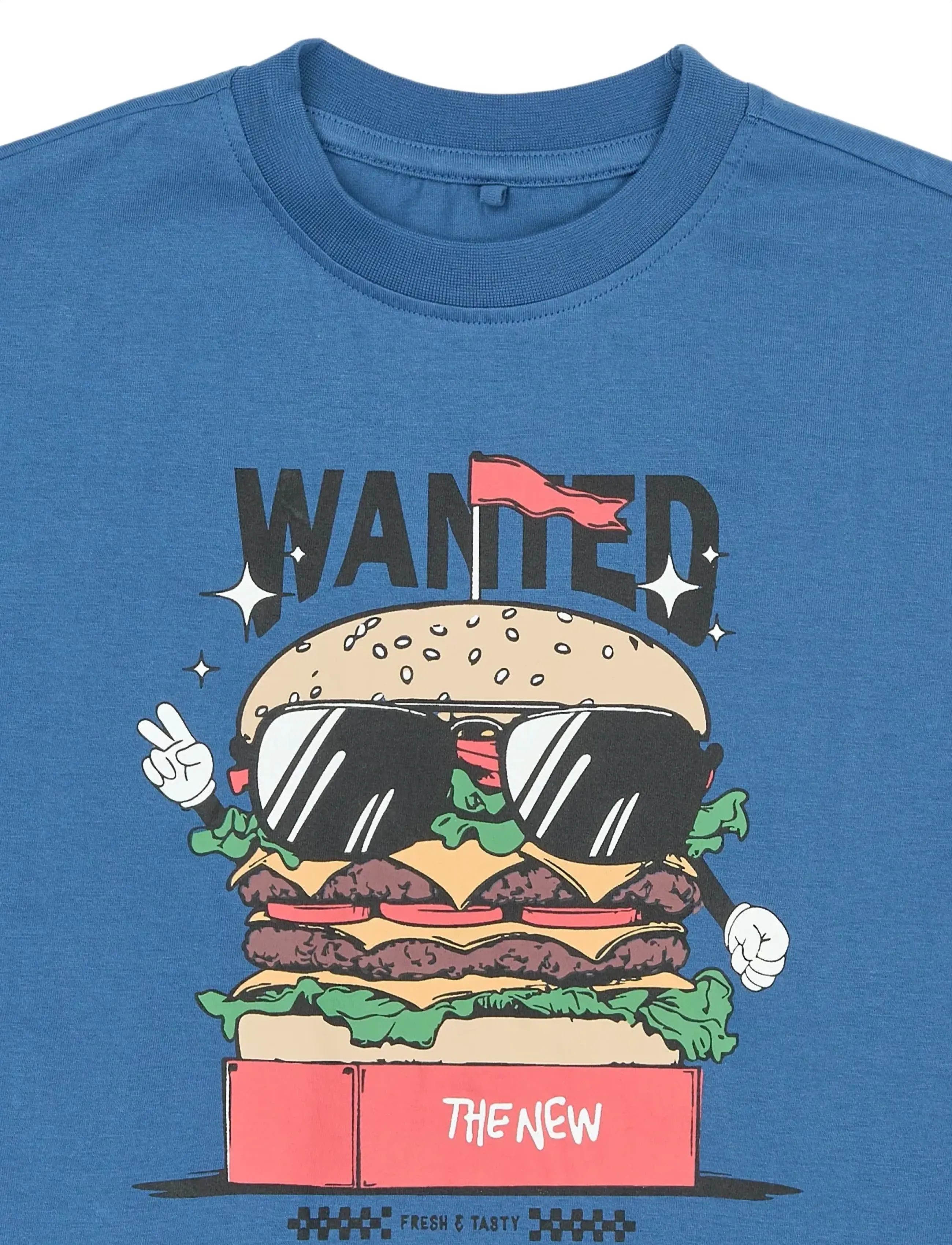 The New - TNSteve OS S_S Tee - kurzärmelige - true blue - 5