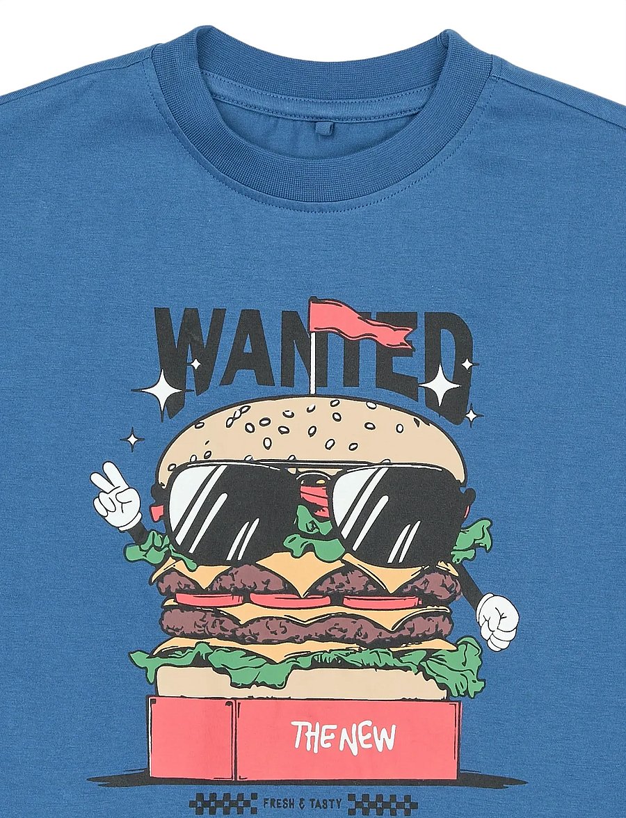 The New - TNSteve OS S_S Tee - kurzärmelige - true blue - 5