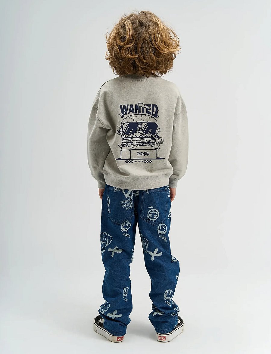 The New - TNStevie OS Sweatshirt - sporta džemperi - light grey melange - 4