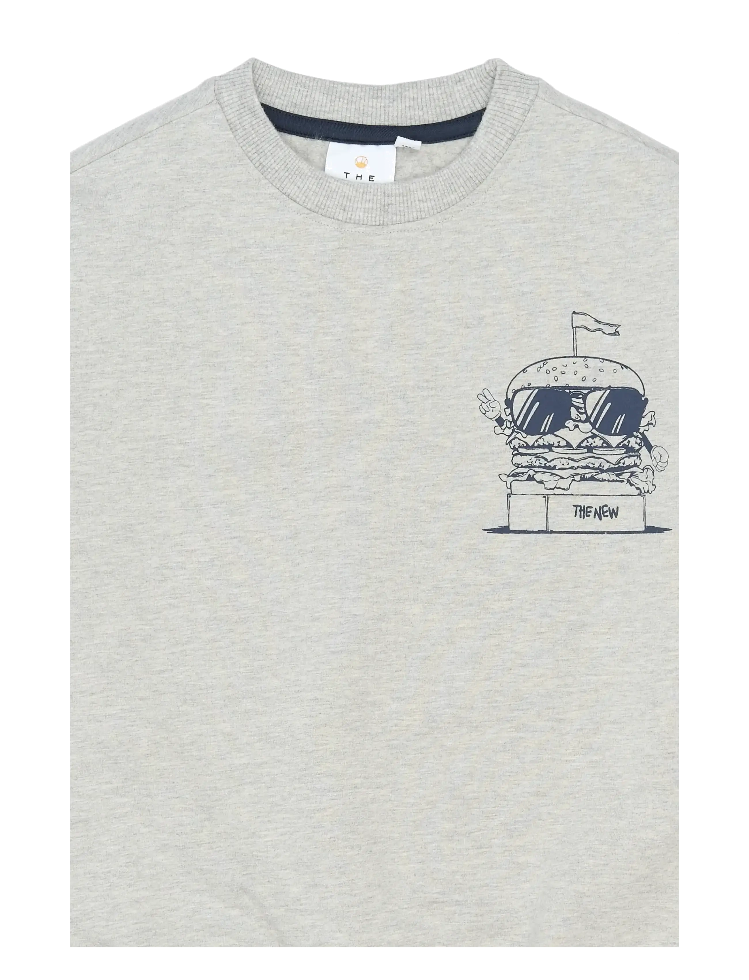 The New - TNStevie OS Sweatshirt - sporta džemperi - light grey melange - 3