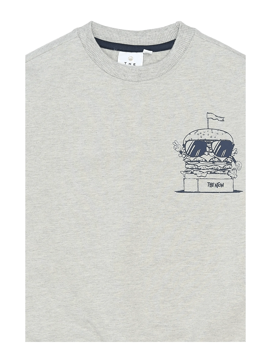 The New - TNStevie OS Sweatshirt - sporta džemperi - light grey melange - 3