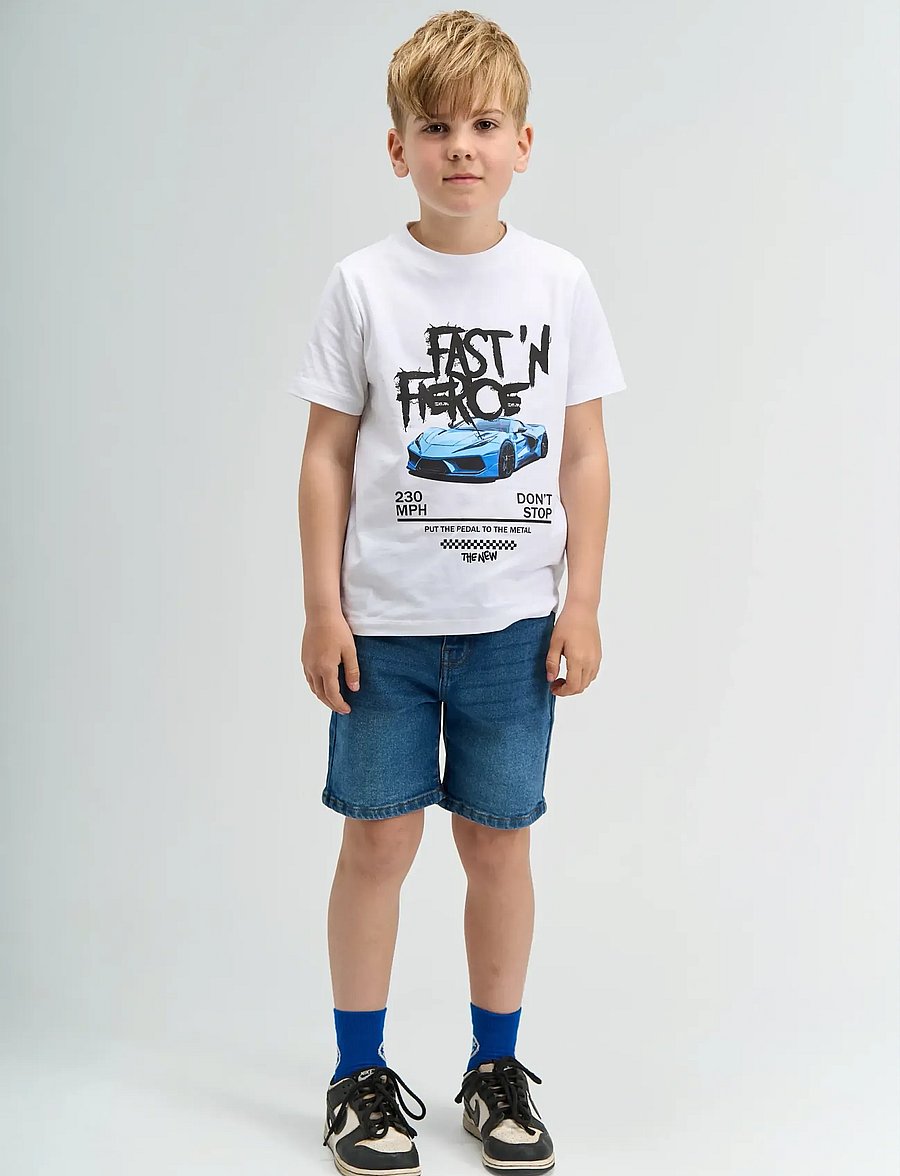 The New - TNSven S_S Tee - lühikeste varrukatega t-särgid - bright white - 0