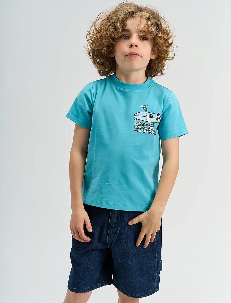 The New - TNSigfrid S_S Tee - kurzärmelige - maui blue - 0