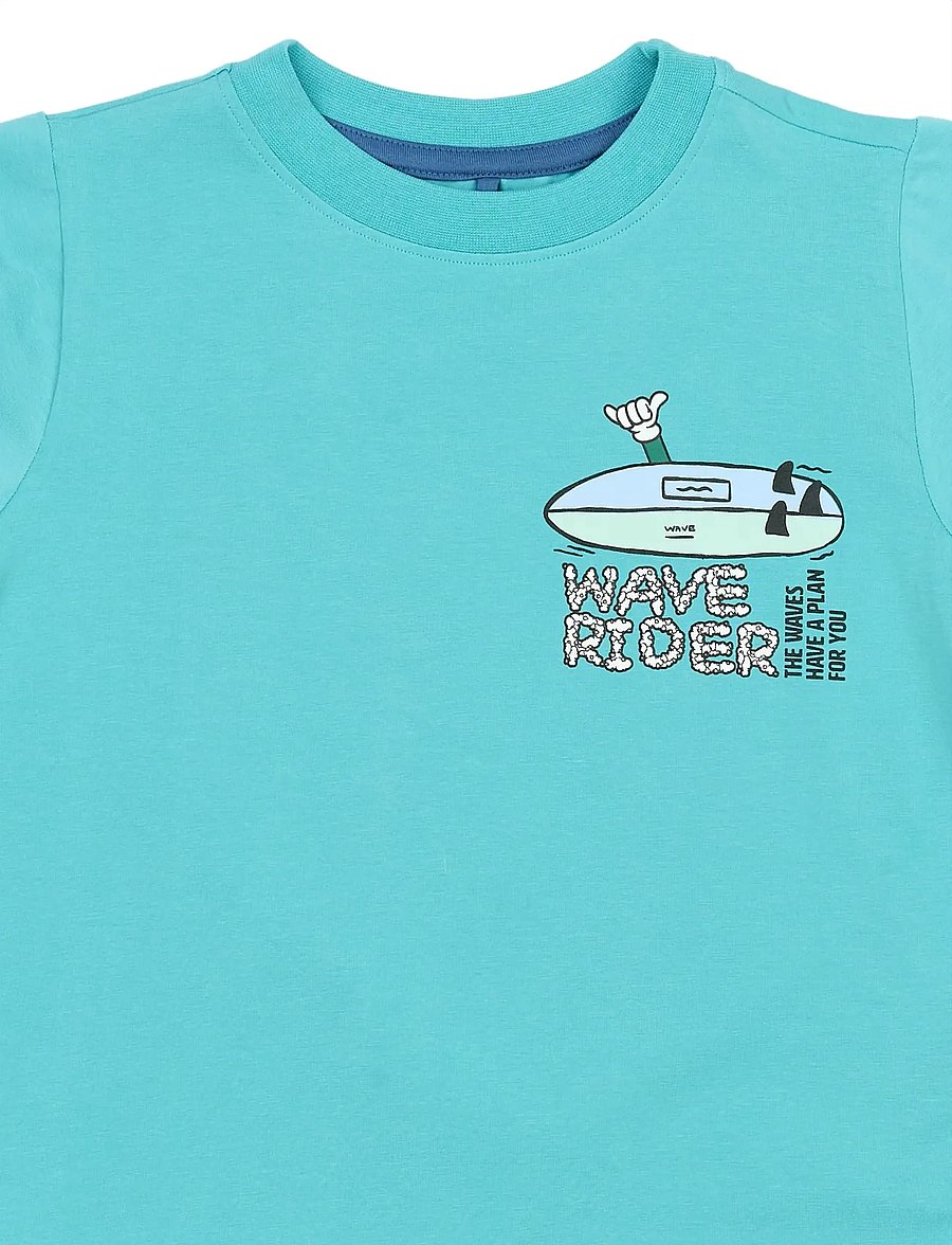 The New - TNSigfrid S_S Tee - kortærmede t-shirts - maui blue - 4