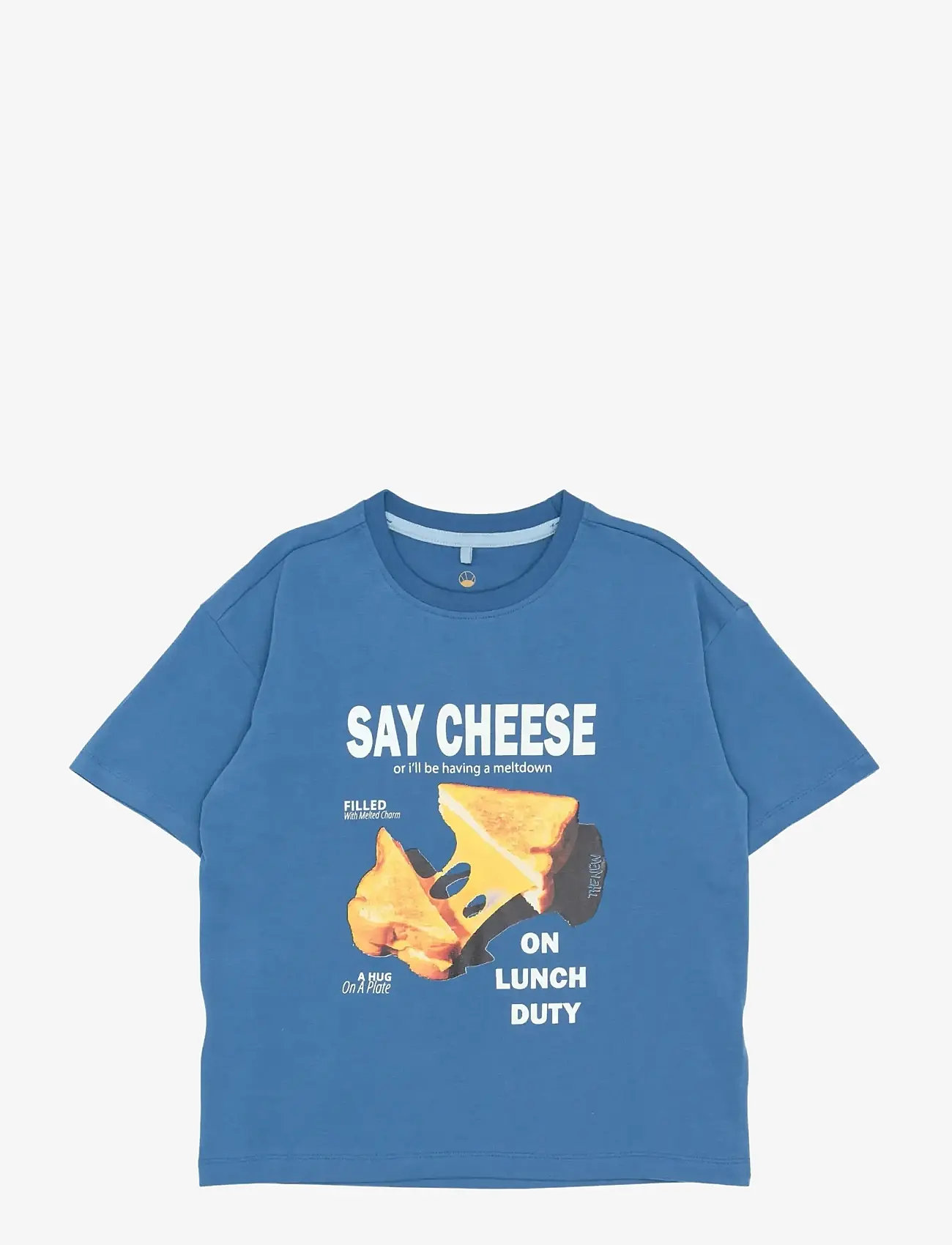 The New - TNSwayne OS S_S Tee - kortærmede t-shirts - true blue - 1