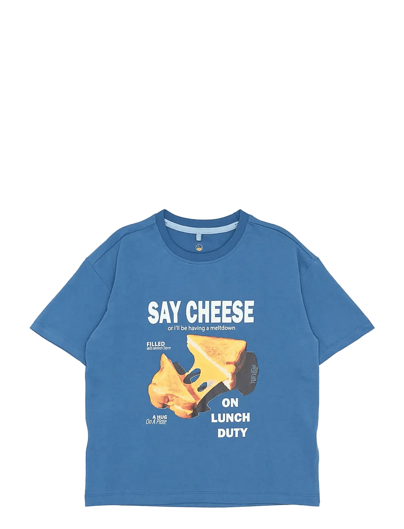 The New - TNSwayne OS S_S Tee - kortærmede t-shirts - true blue - 1