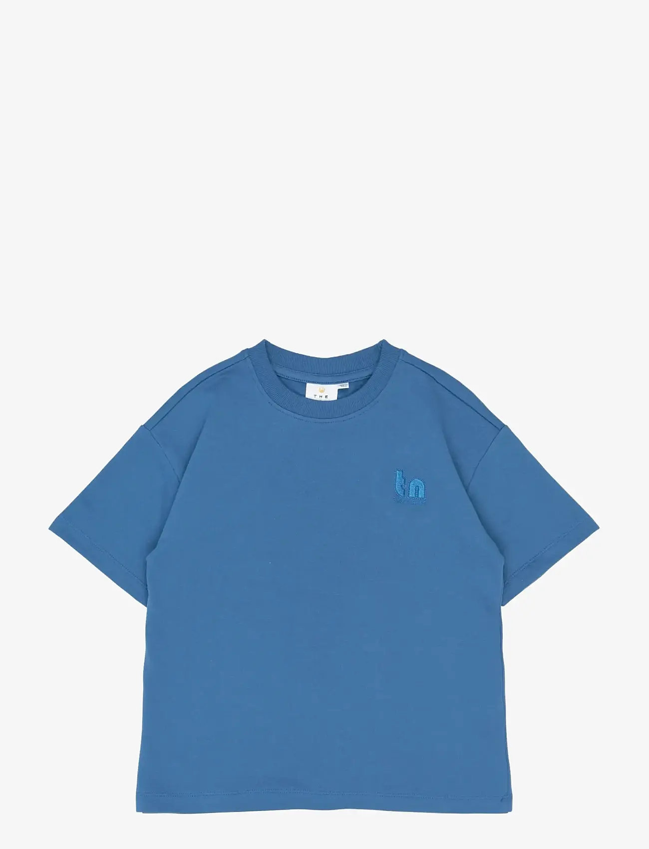 The New - TNRasmus OS S_S Sweat Tee - stutterma bolir - true blue - 1
