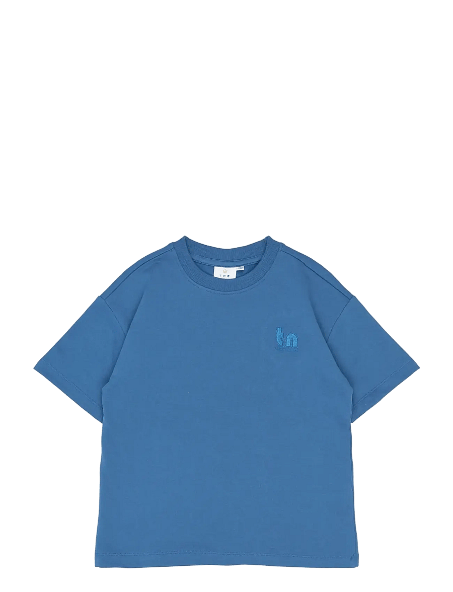 The New - TNRasmus OS S_S Sweat Tee - kurzärmelige - true blue - 1