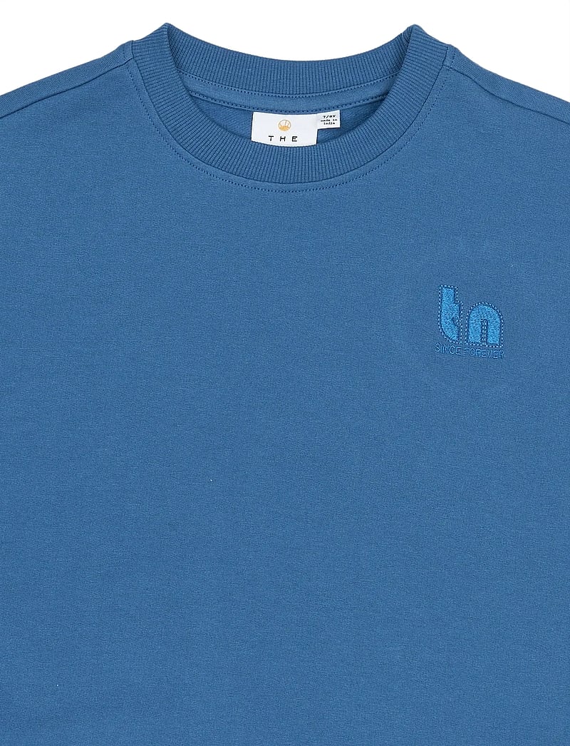 The New - TNRasmus OS S_S Sweat Tee - stutterma bolir - true blue - 4