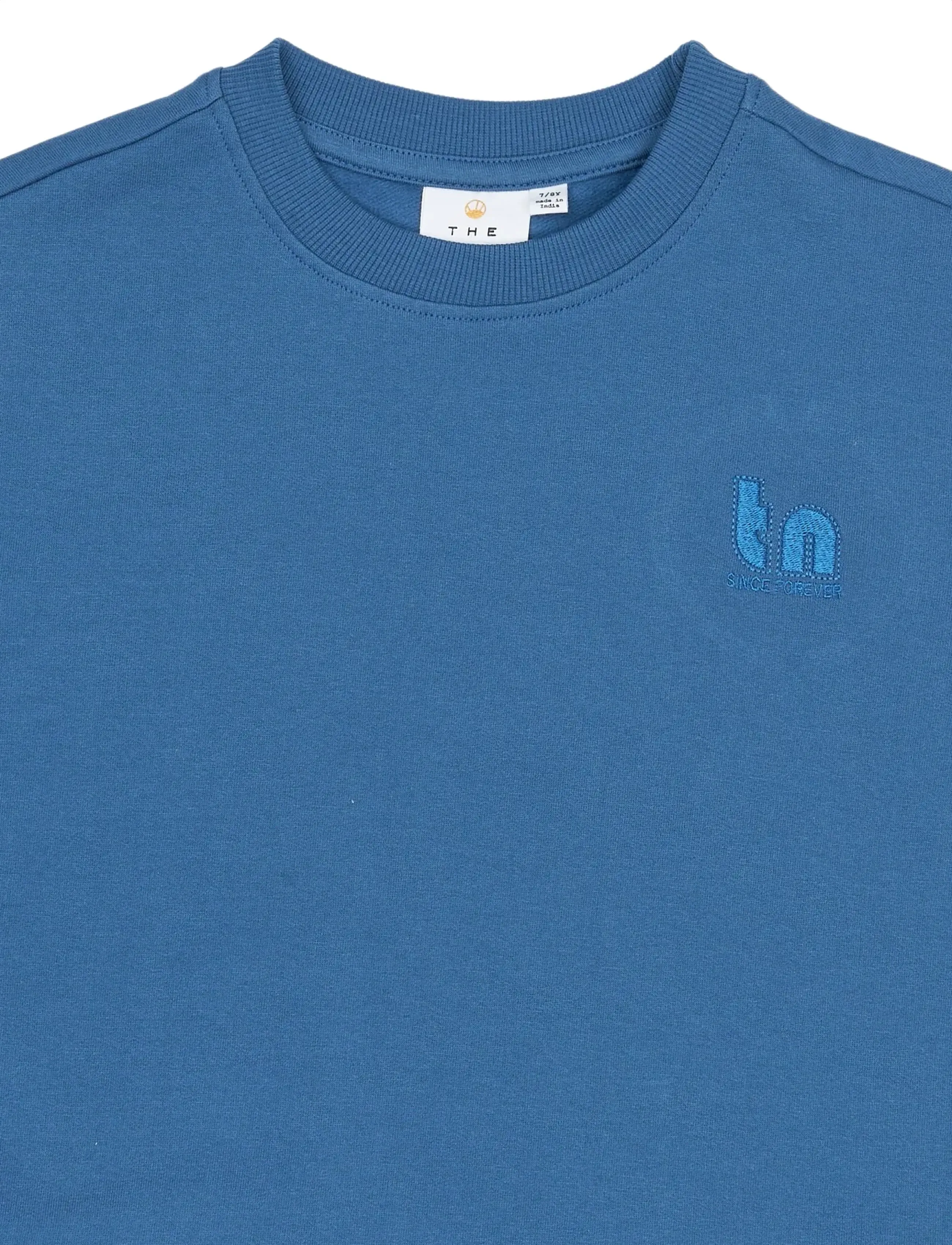 The New - TNRasmus OS S_S Sweat Tee - kurzärmelige - true blue - 4