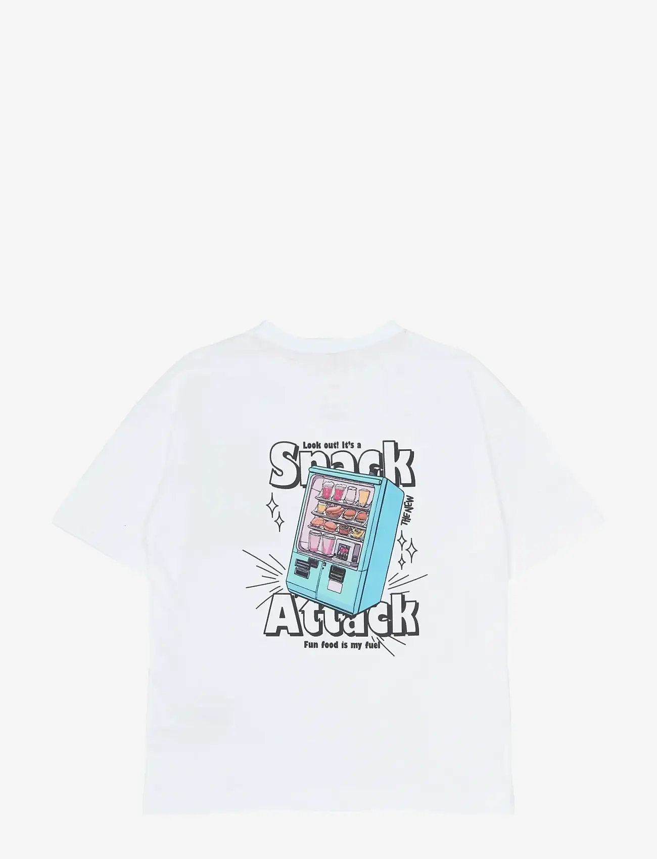 The New - TNSnack OS S_S Tee - short-sleeved t-shirts - bright white - 2