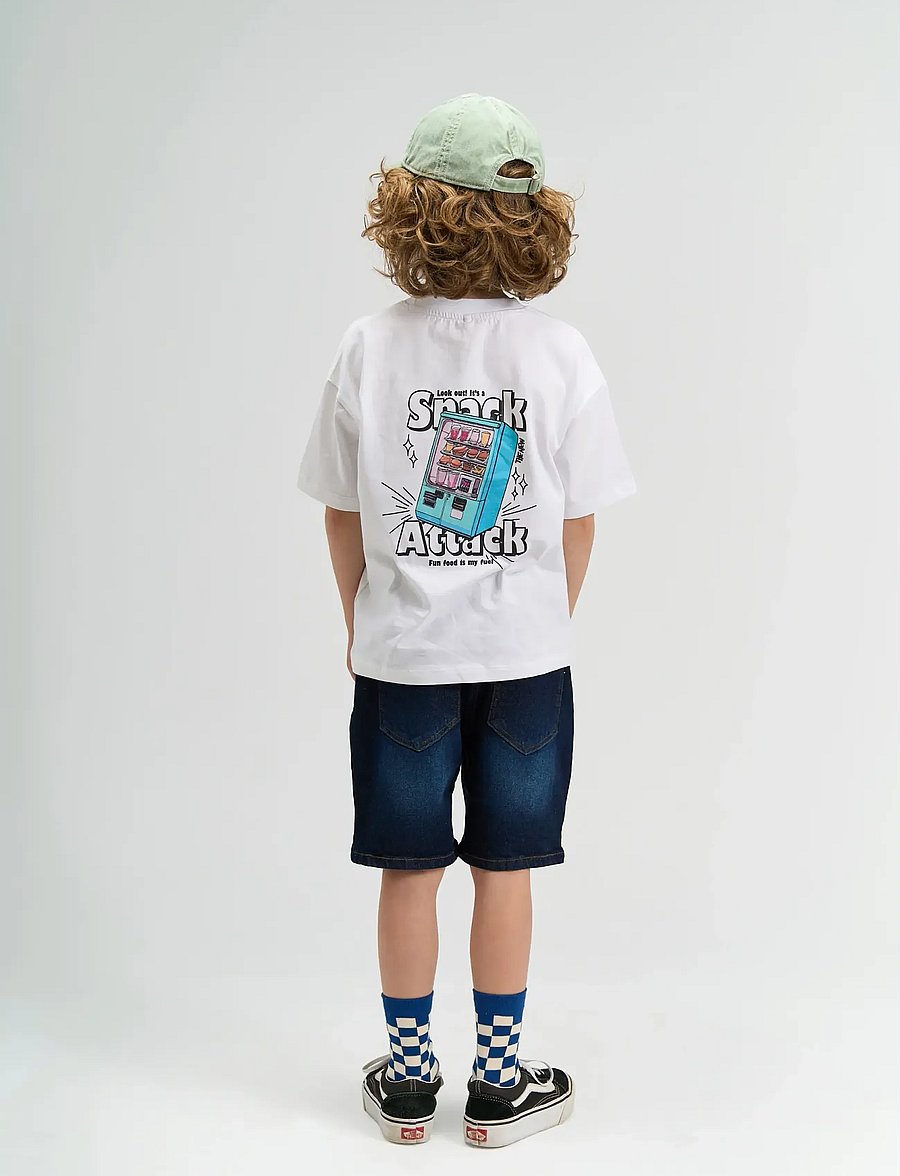 The New - TNSnack OS S_S Tee - kurzärmelige - bright white - 3