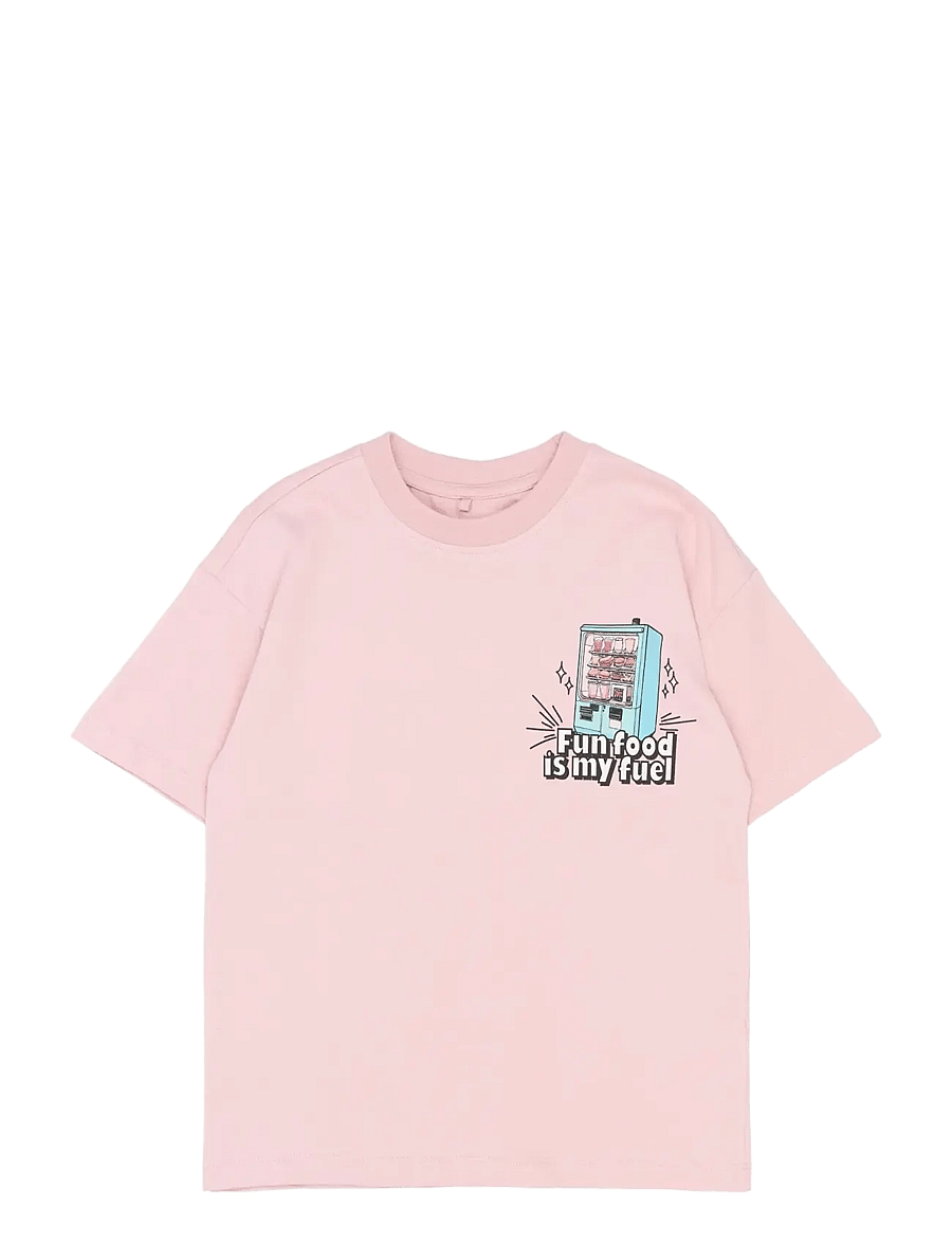 The New - TNSnack OS S_S Tee - kurzärmelige - silver pink - 1