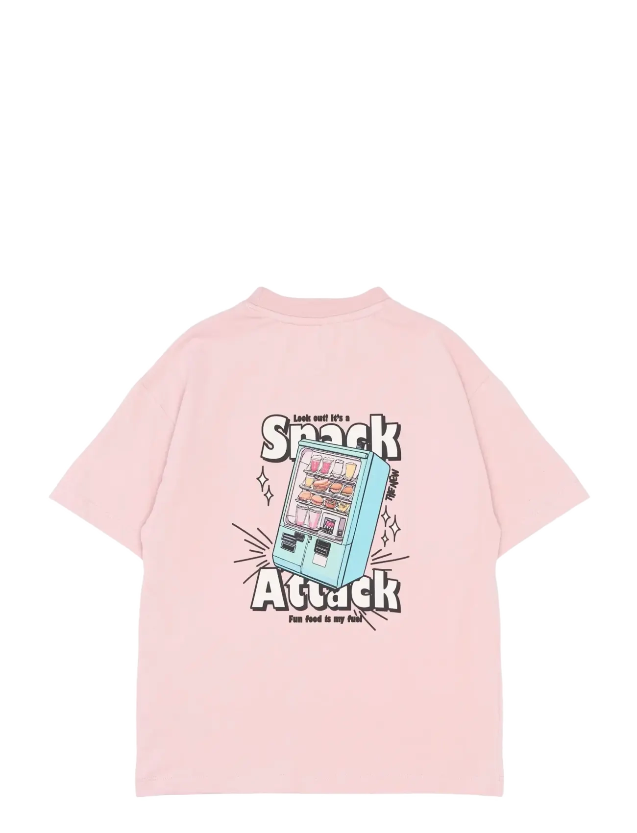 The New - TNSnack OS S_S Tee - kurzärmelige - silver pink - 2
