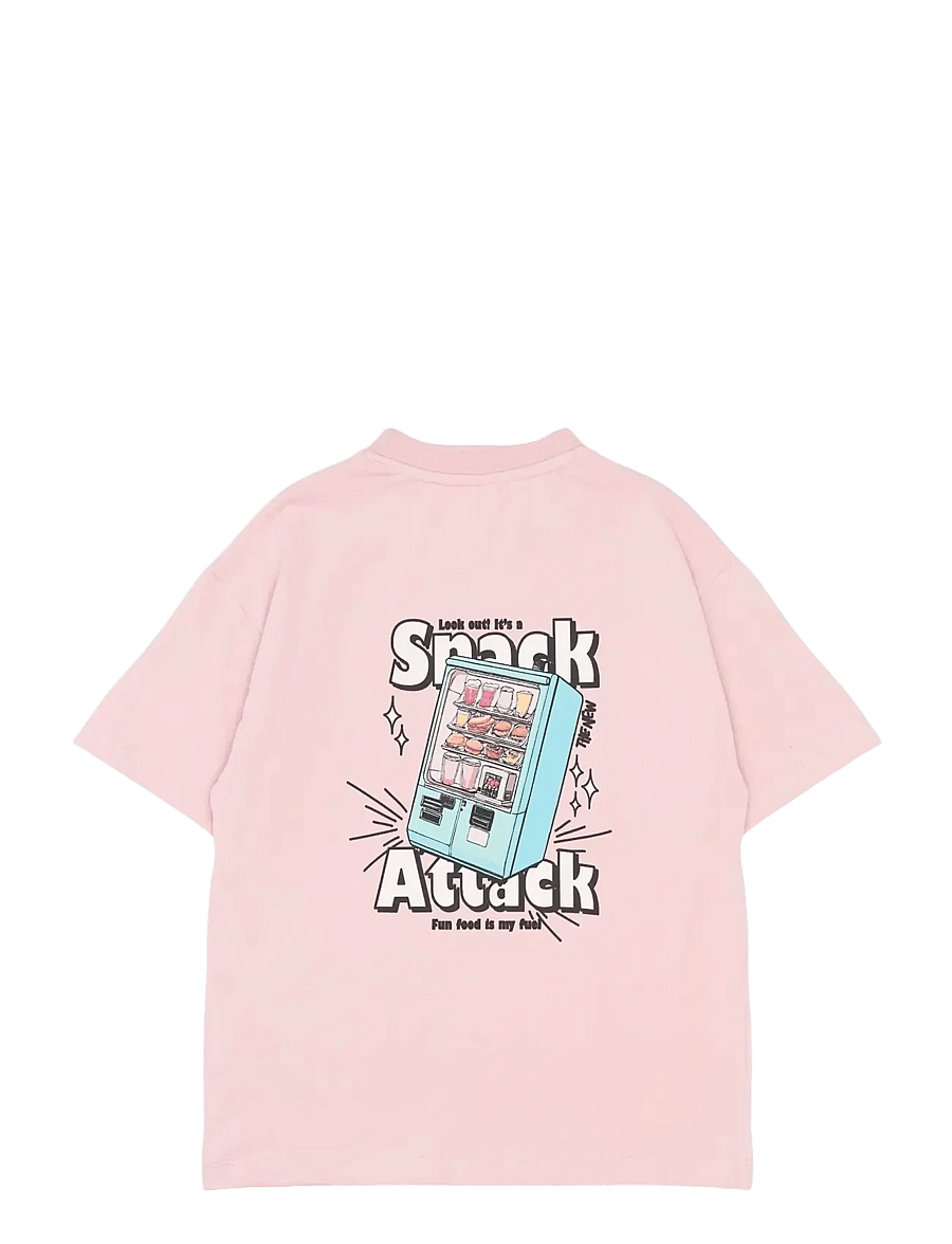 The New - TNSnack OS S_S Tee - kurzärmelige - silver pink - 2
