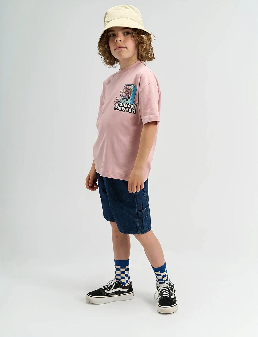 The New - TNSnack OS S_S Tee - kurzärmelige - silver pink - 0