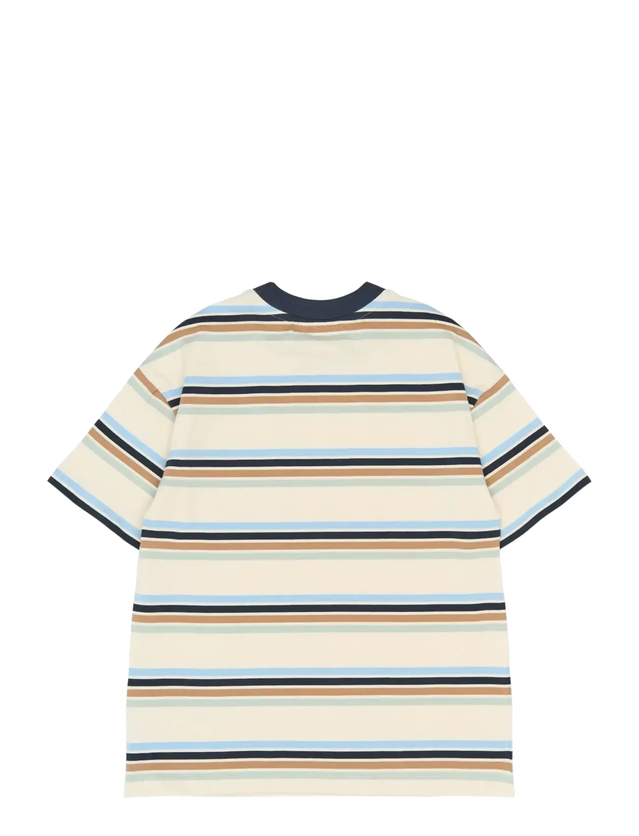 The New - TNStu OS S_S Tee - kortärmade t-shirts - gardenia striped - 2