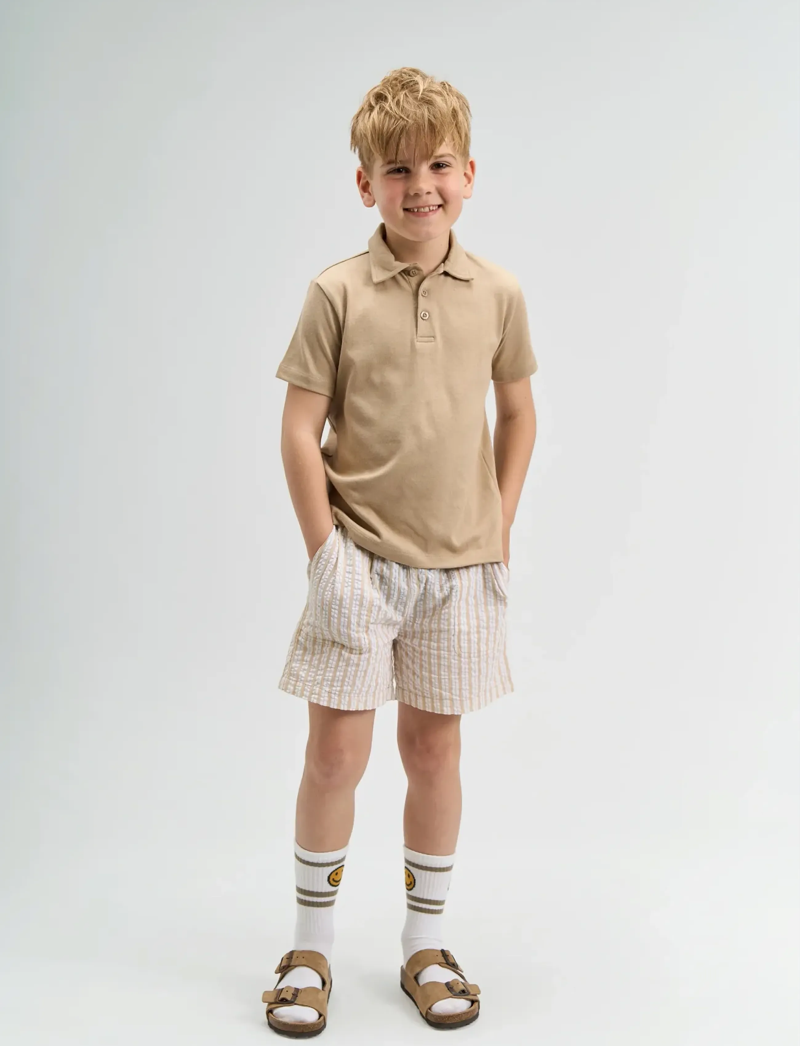 The New TNStennis S_S Polo - Poloshirts - HUMUS / beige