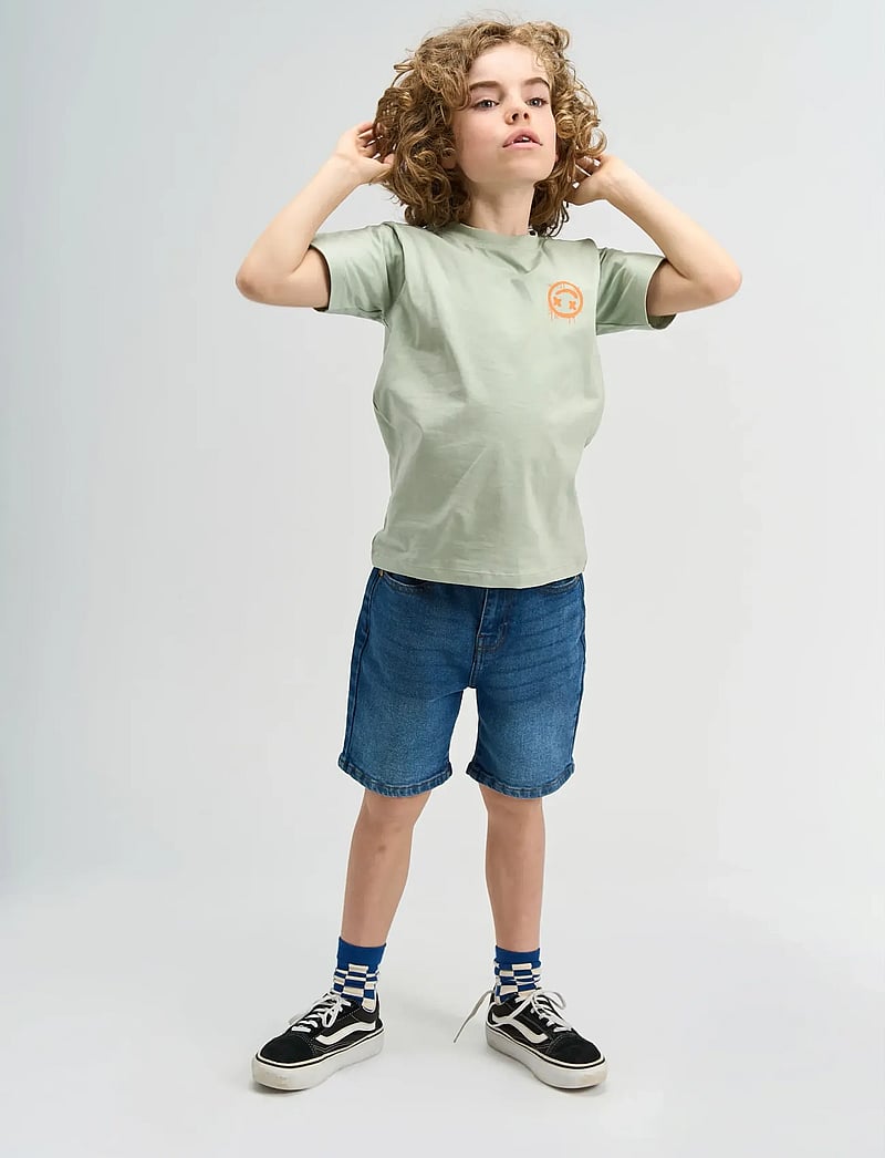 The New - TNSander S_S Tee - kortärmade t-shirts - aqua gray - 0